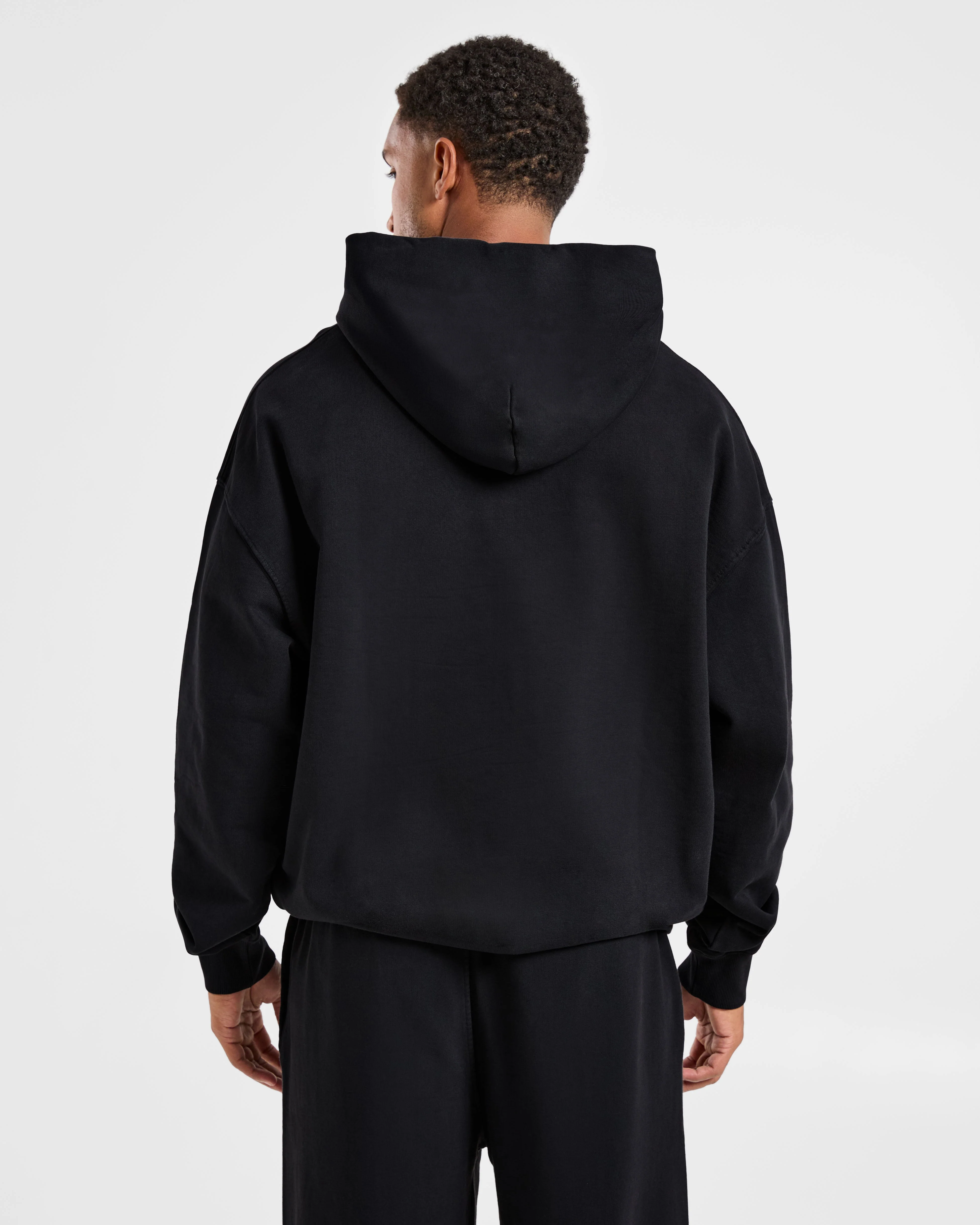 Elite Hoodie - Black/Charcoal - Image 2