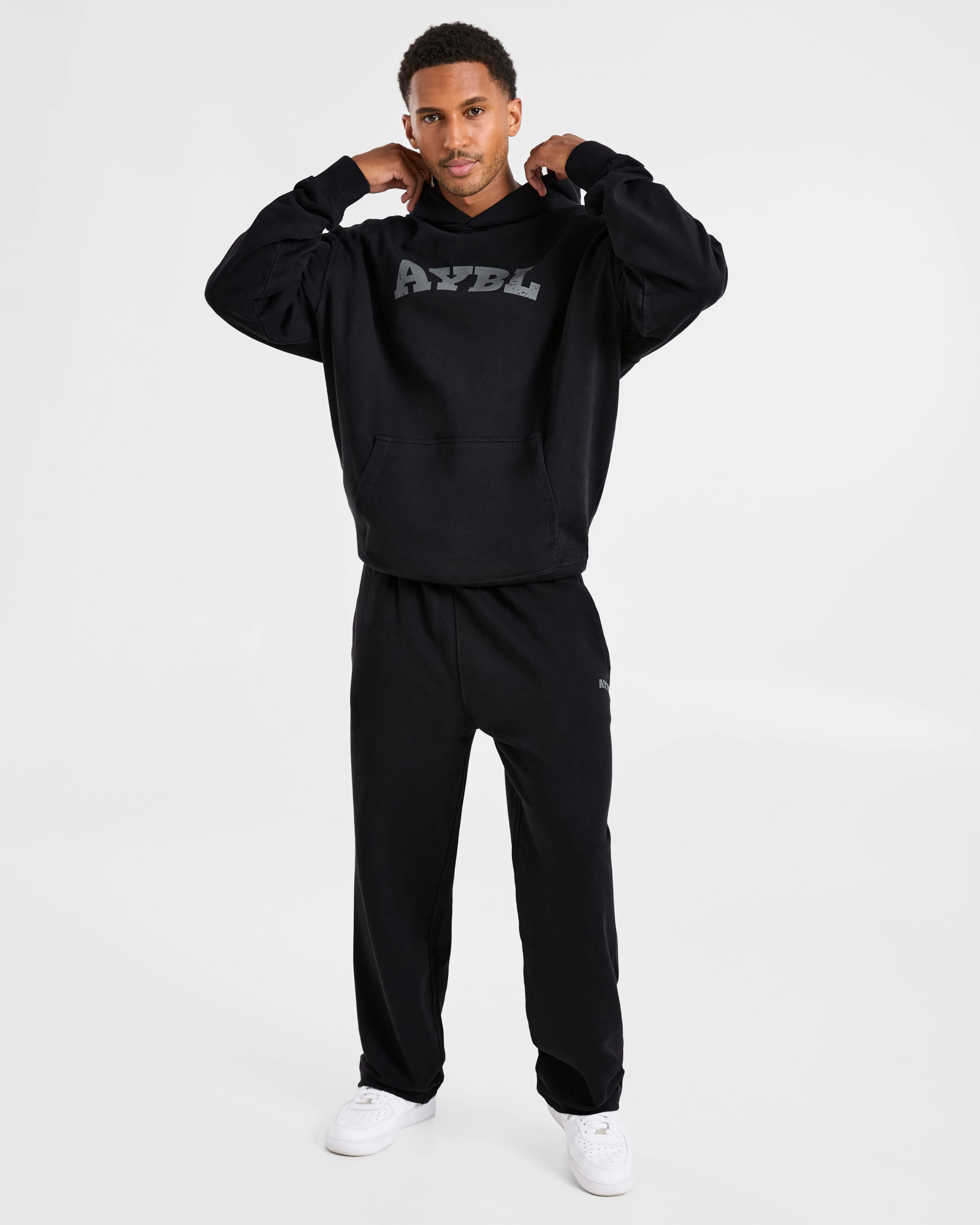 Elite Hoodie - Black/Charcoal - Image 7