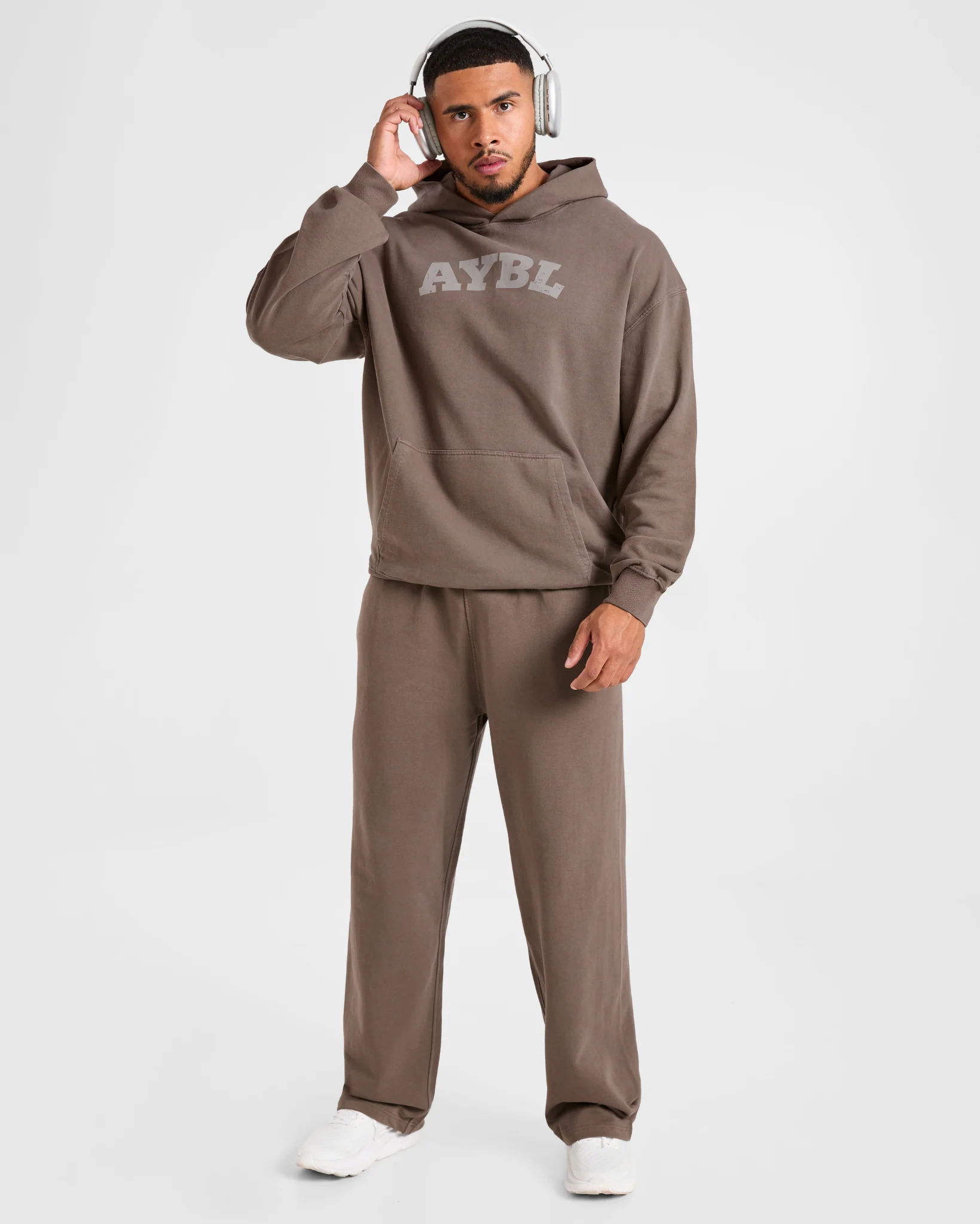 Elite Straight Leg Joggers - Umber Brown - Image 8