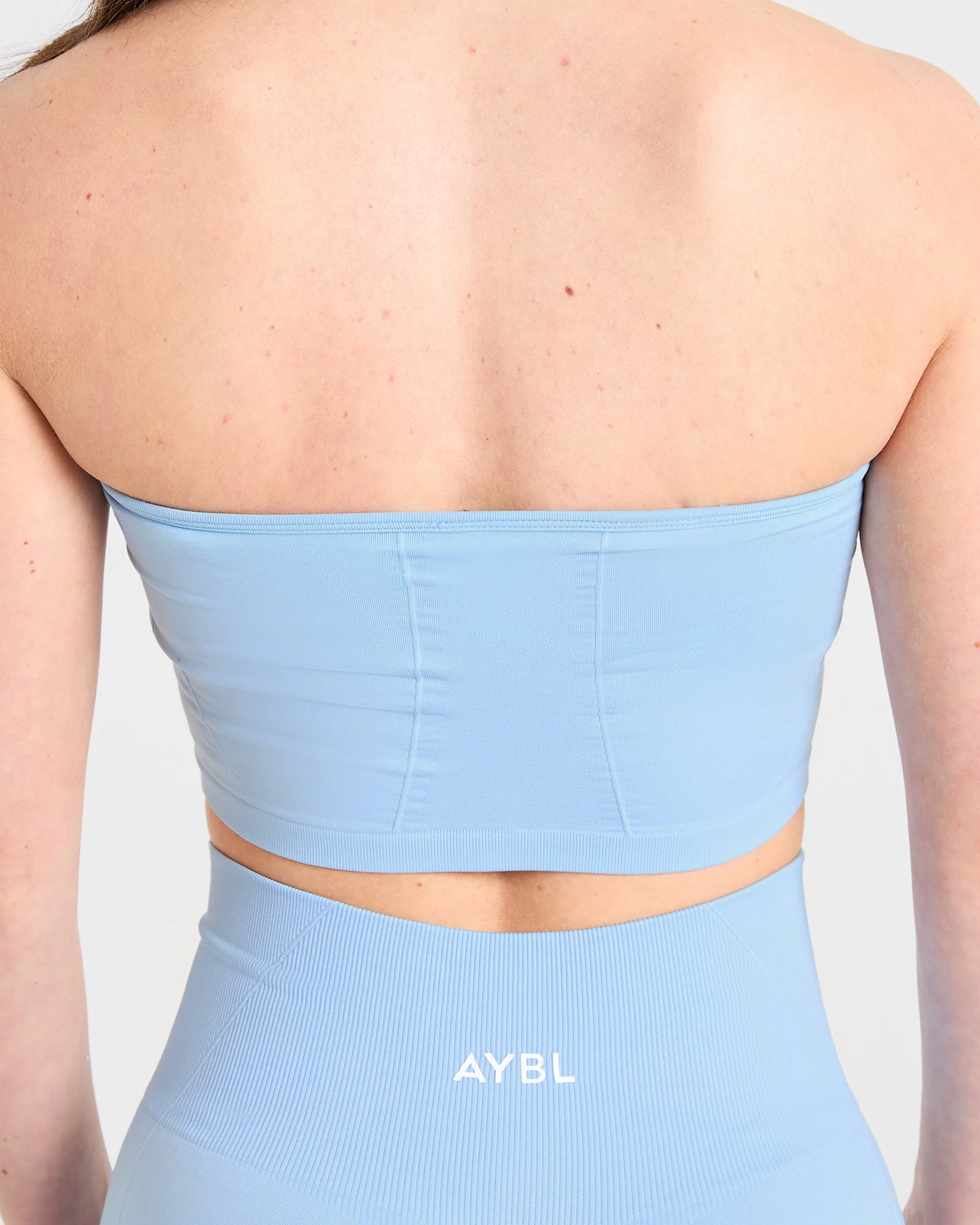Empower Seamless Halterneck Crop Top - Sky Blue - Image 6