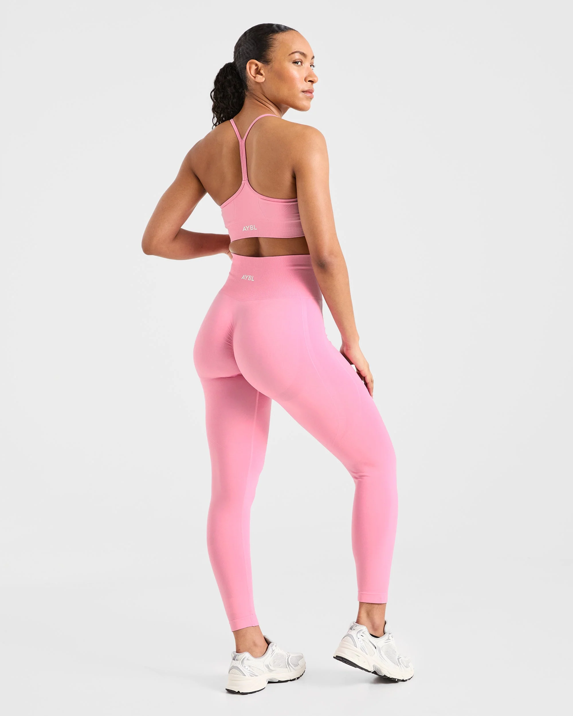 Empower Seamless Leggings - Baby Pink - Image 4