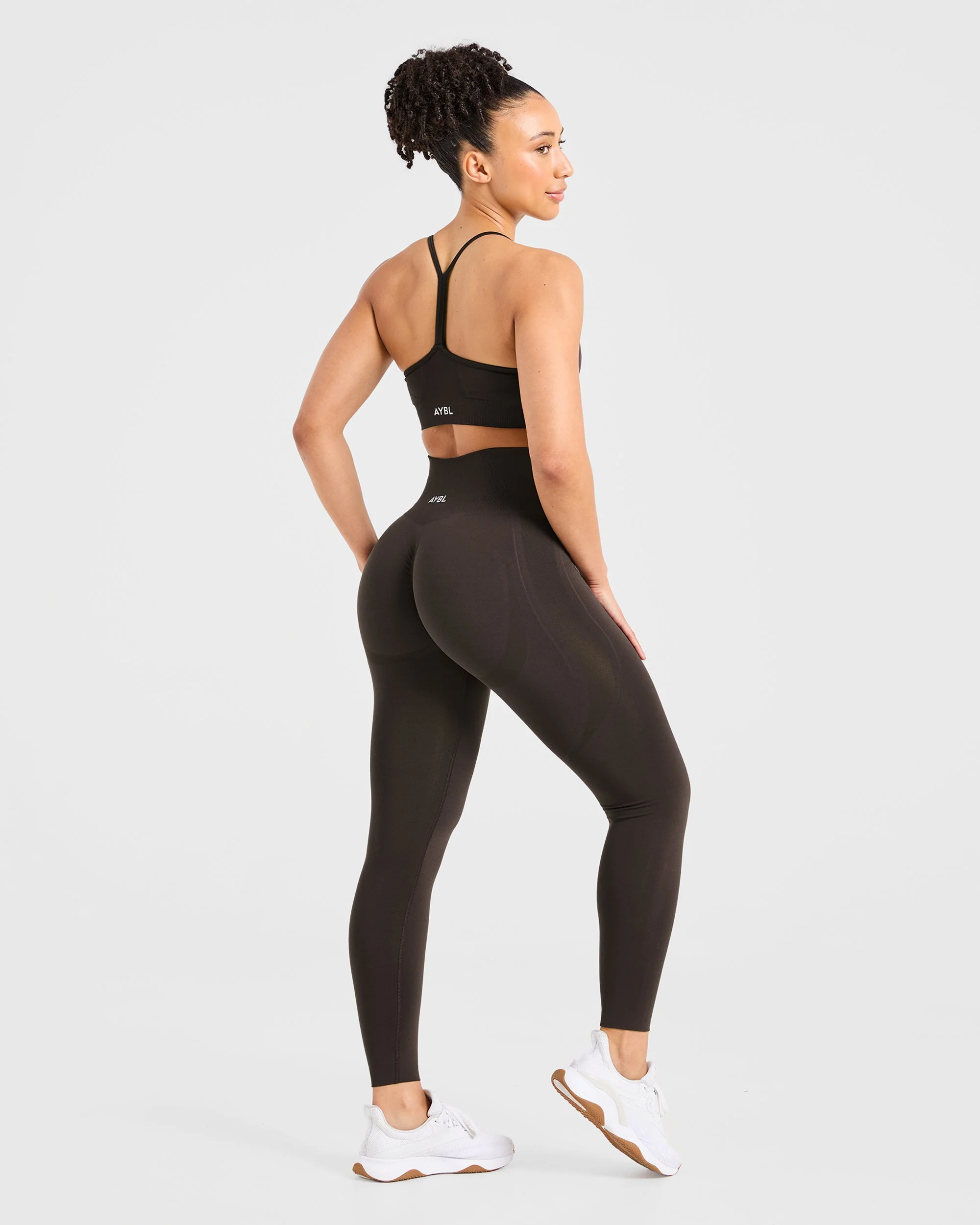 Empower Seamless Leggings - Cocoa Brown - Image 3