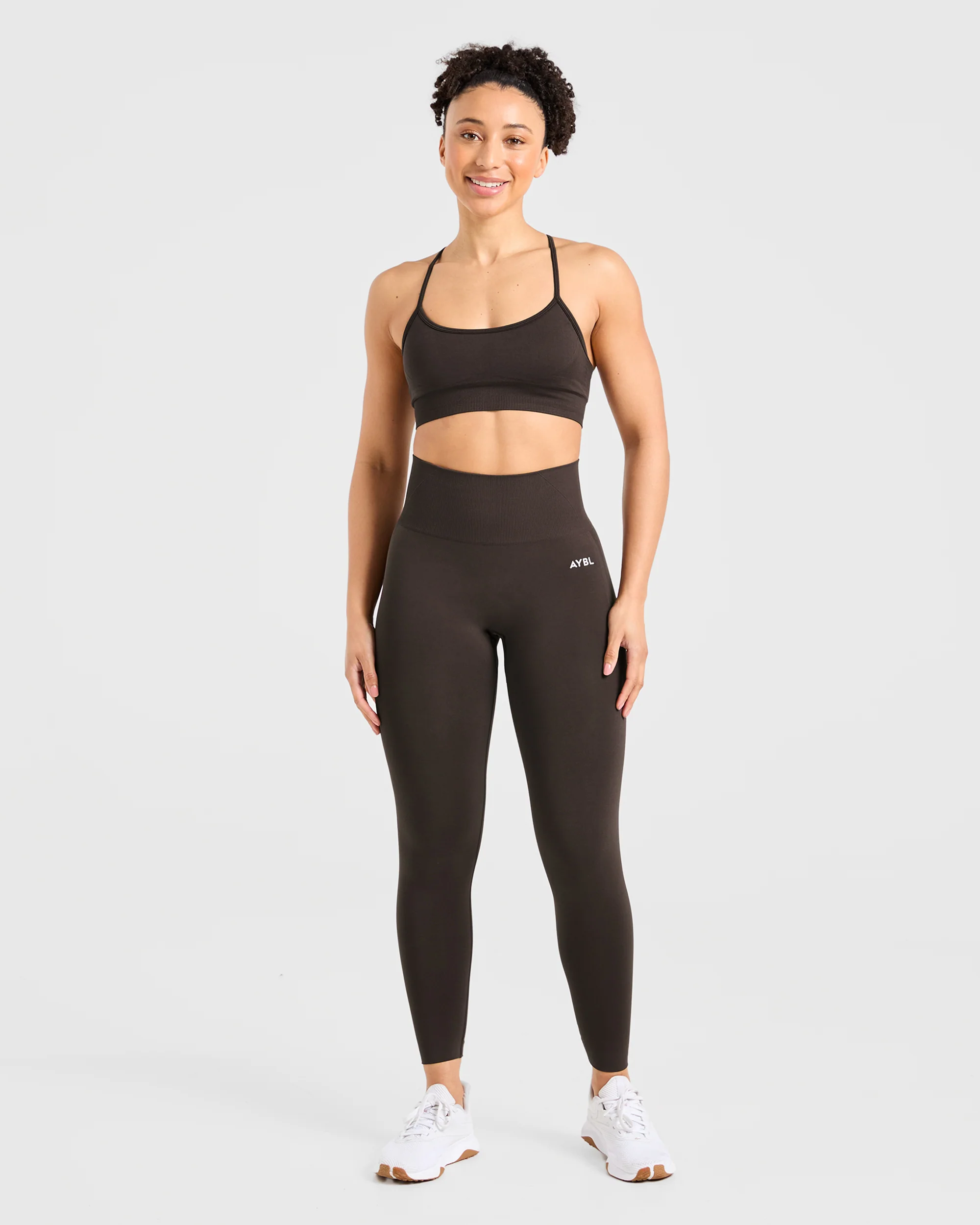 Empower Seamless Leggings - Cocoa Brown - Image 4