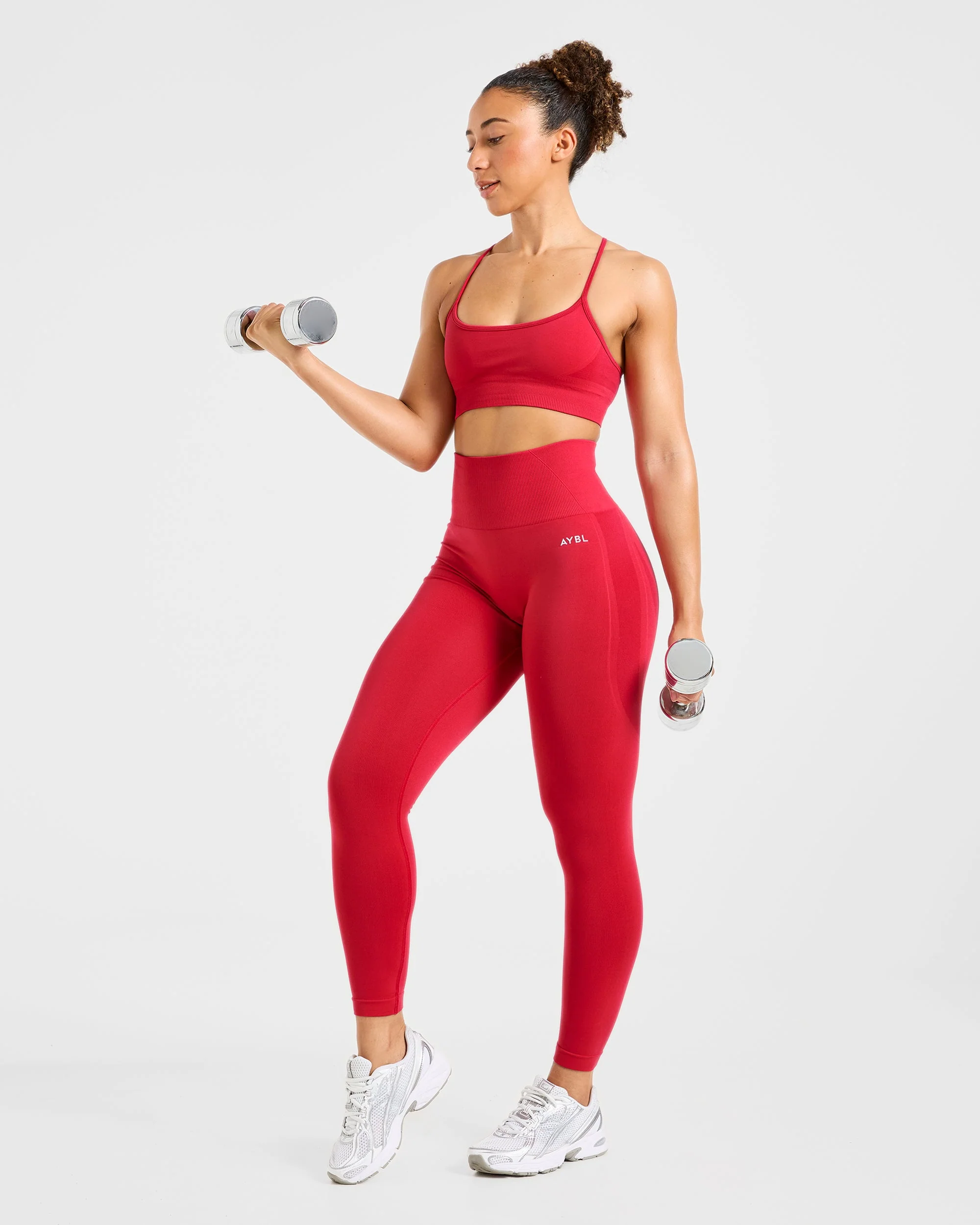 Empower Seamless Leggings - Red - Image 7