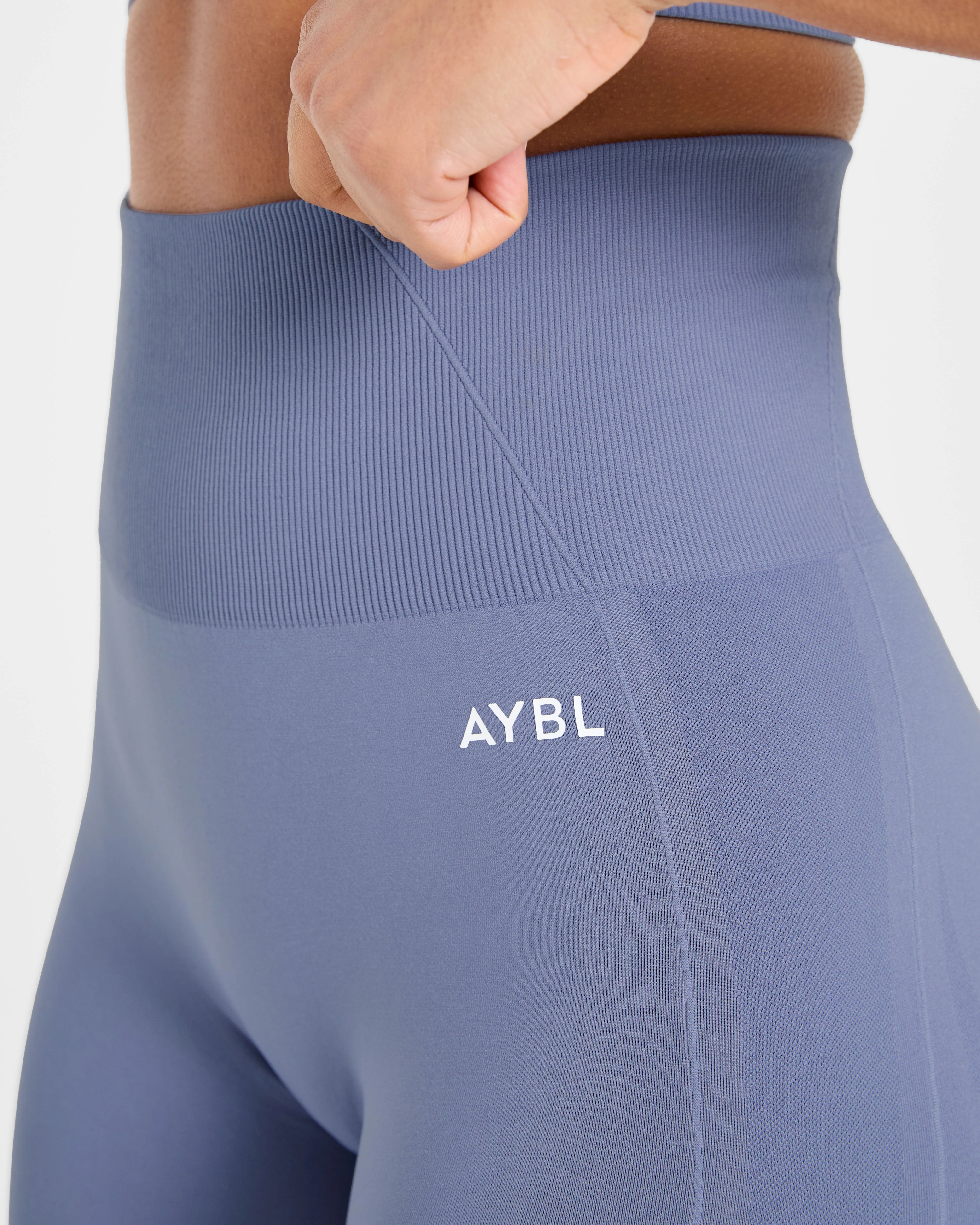 Empower Seamless Leggings - Slate Blue - Image 6