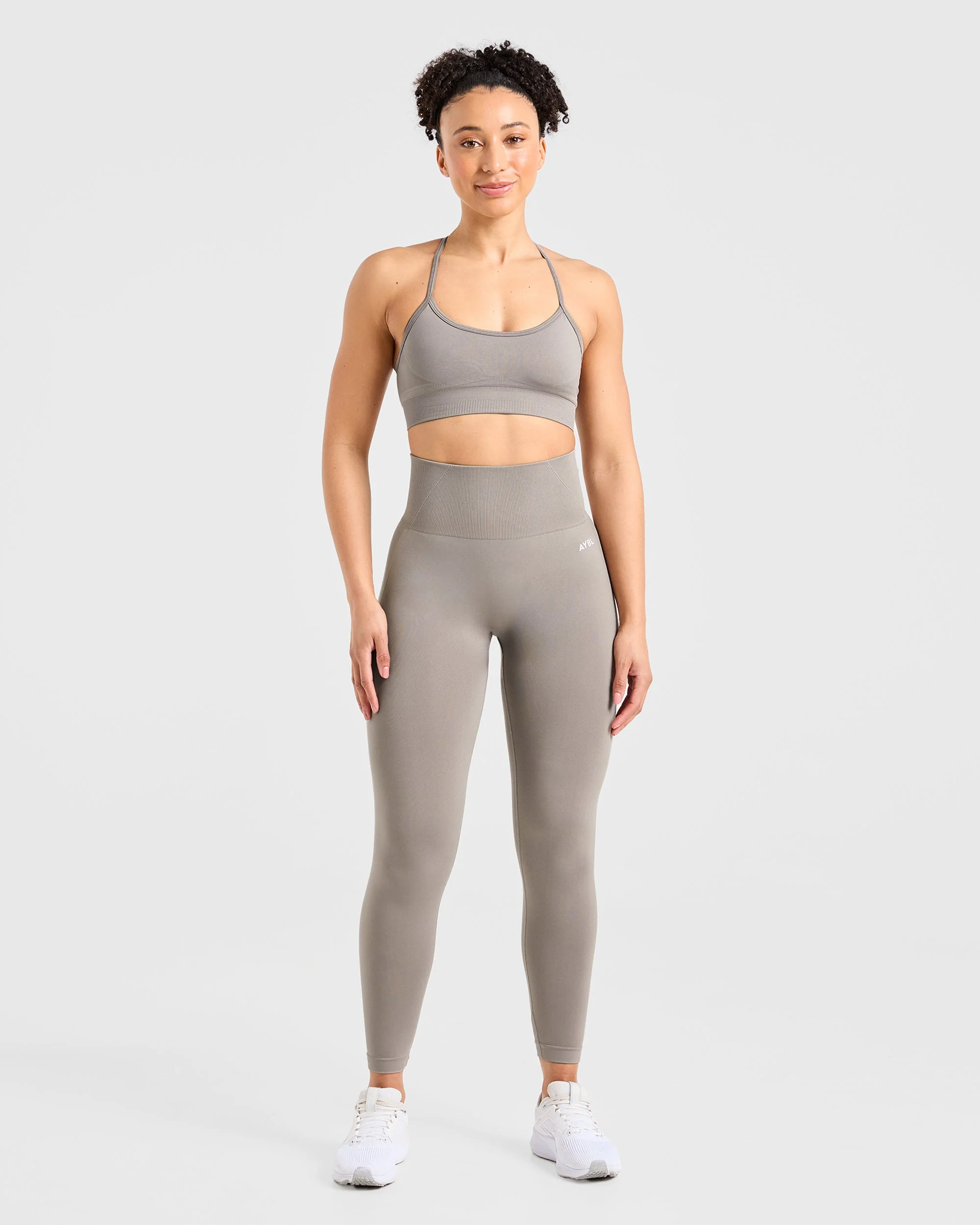 Empower Seamless Leggings - Taupe - Image 4