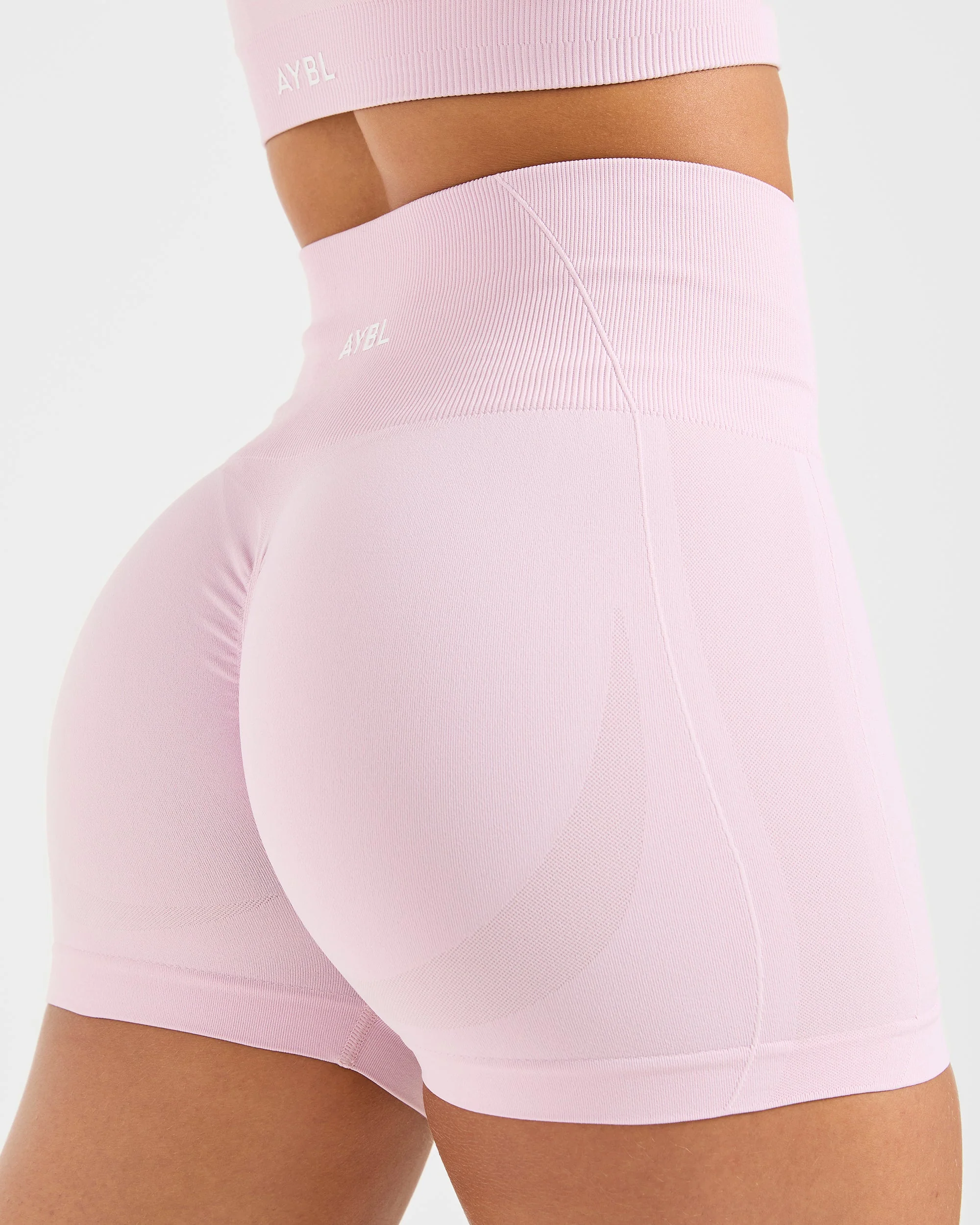 Empower Seamless Shorts - Iced Pink - Image 6