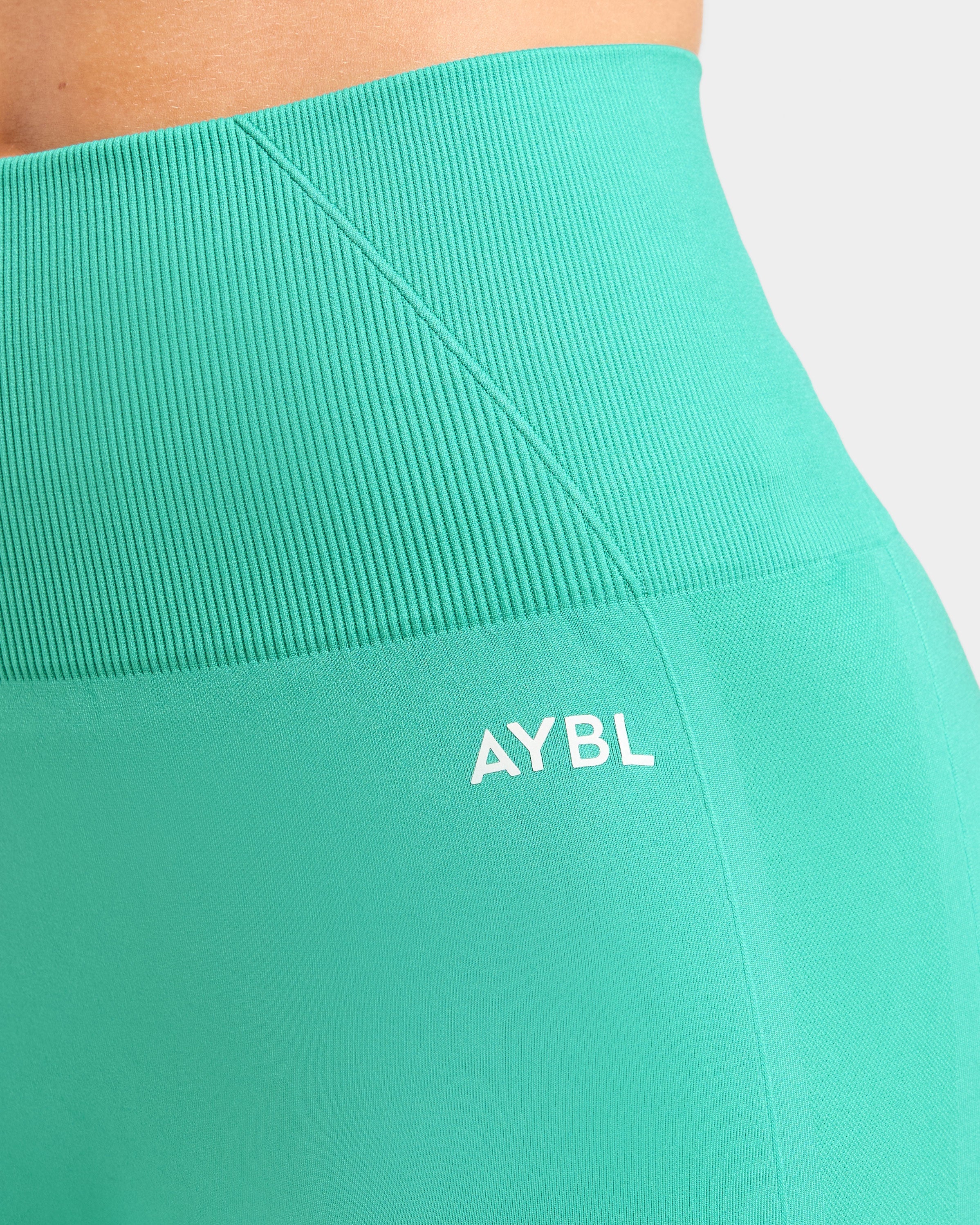 Empower Seamless Shorts - Jade Green - Image 5