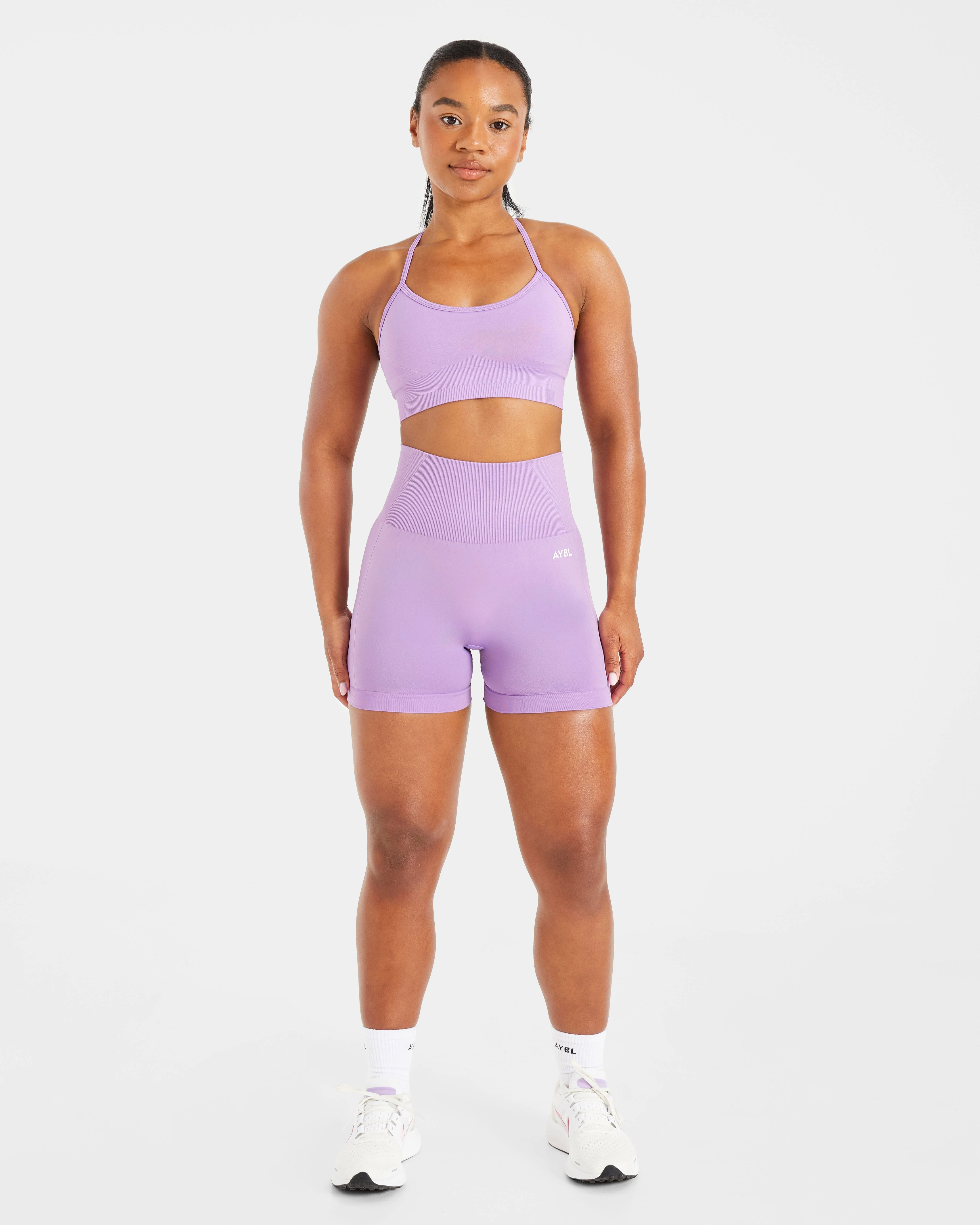 Empower Seamless Shorts - Purple - Image 3