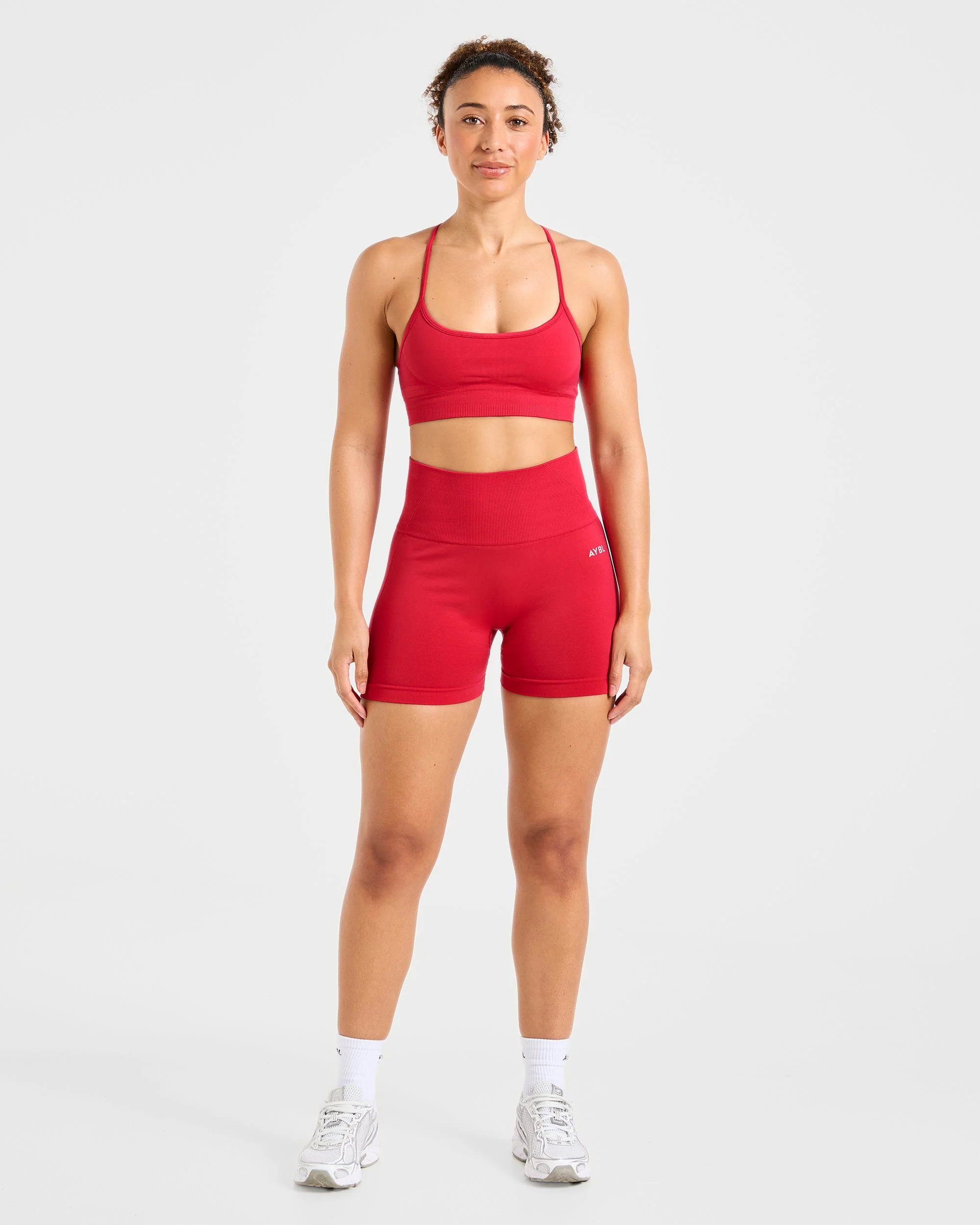 Empower Seamless Shorts - Red - Image 3