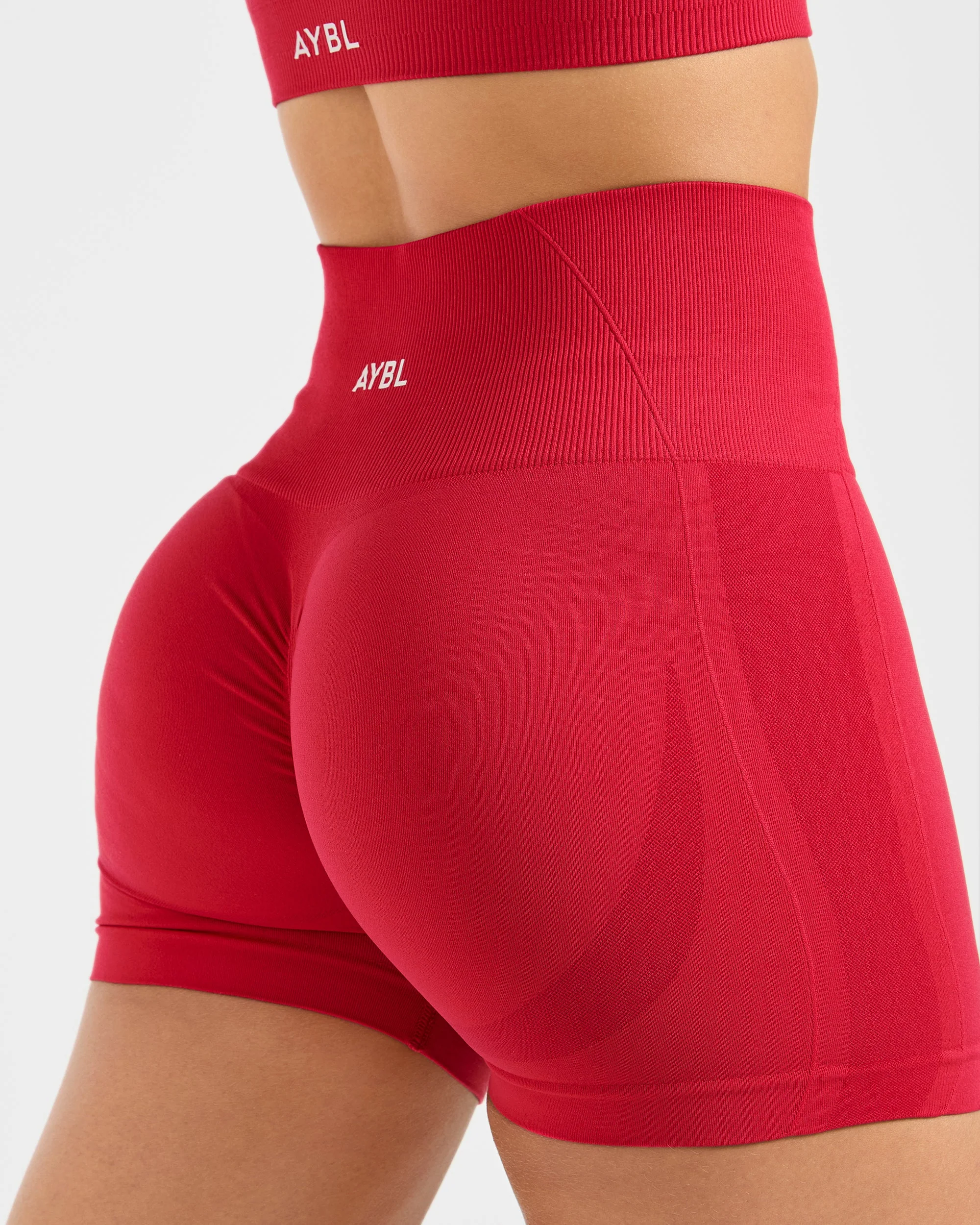 Empower Seamless Shorts - Red - Image 5