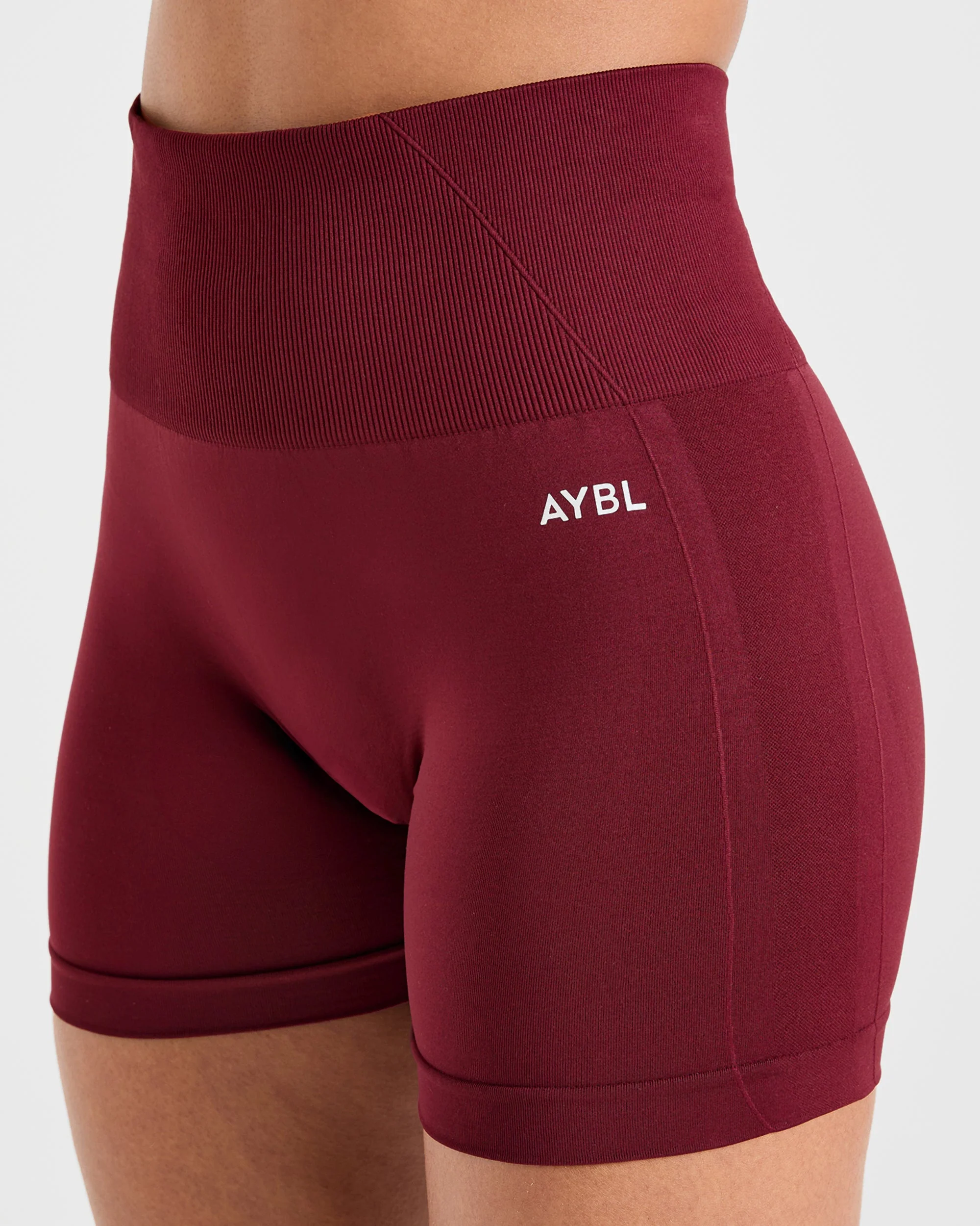 Empower Seamless Shorts - Red Wine - Image 5