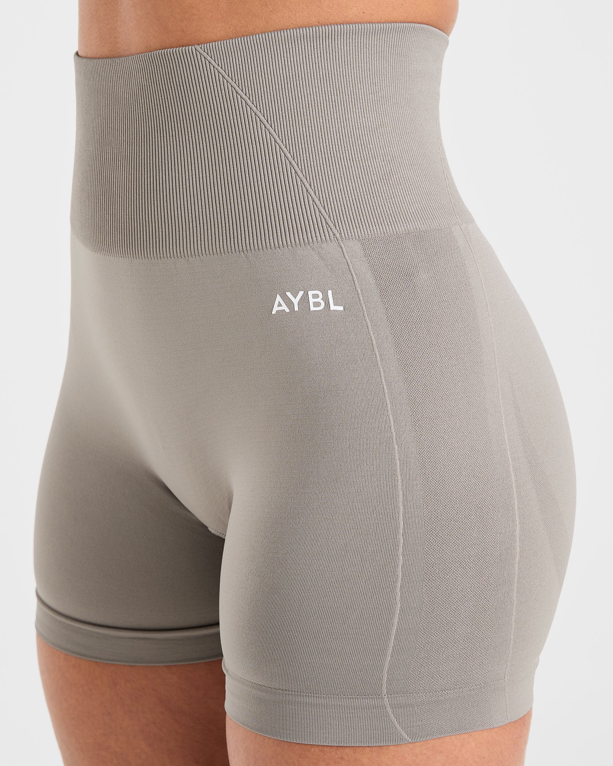 Empower Seamless Shorts - Taupe - Image 5