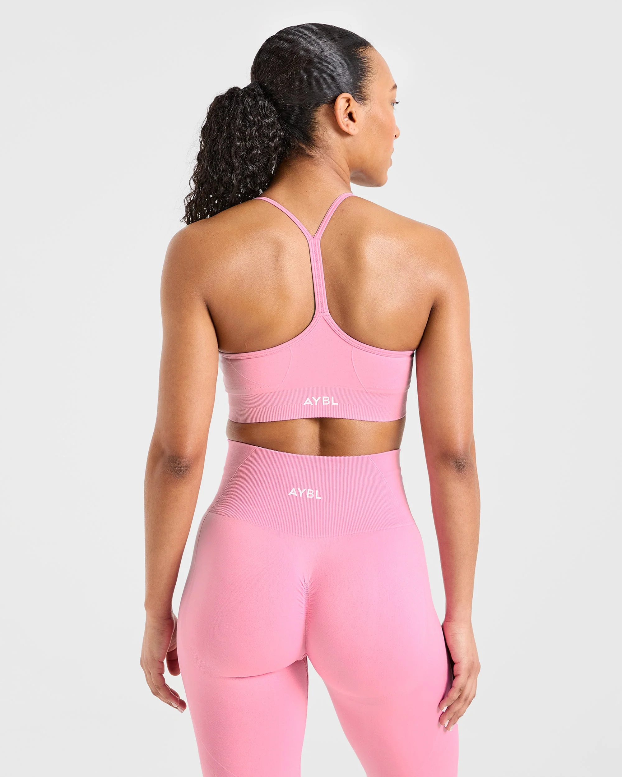 Empower Seamless Sports Bra - Baby Pink - Image 2