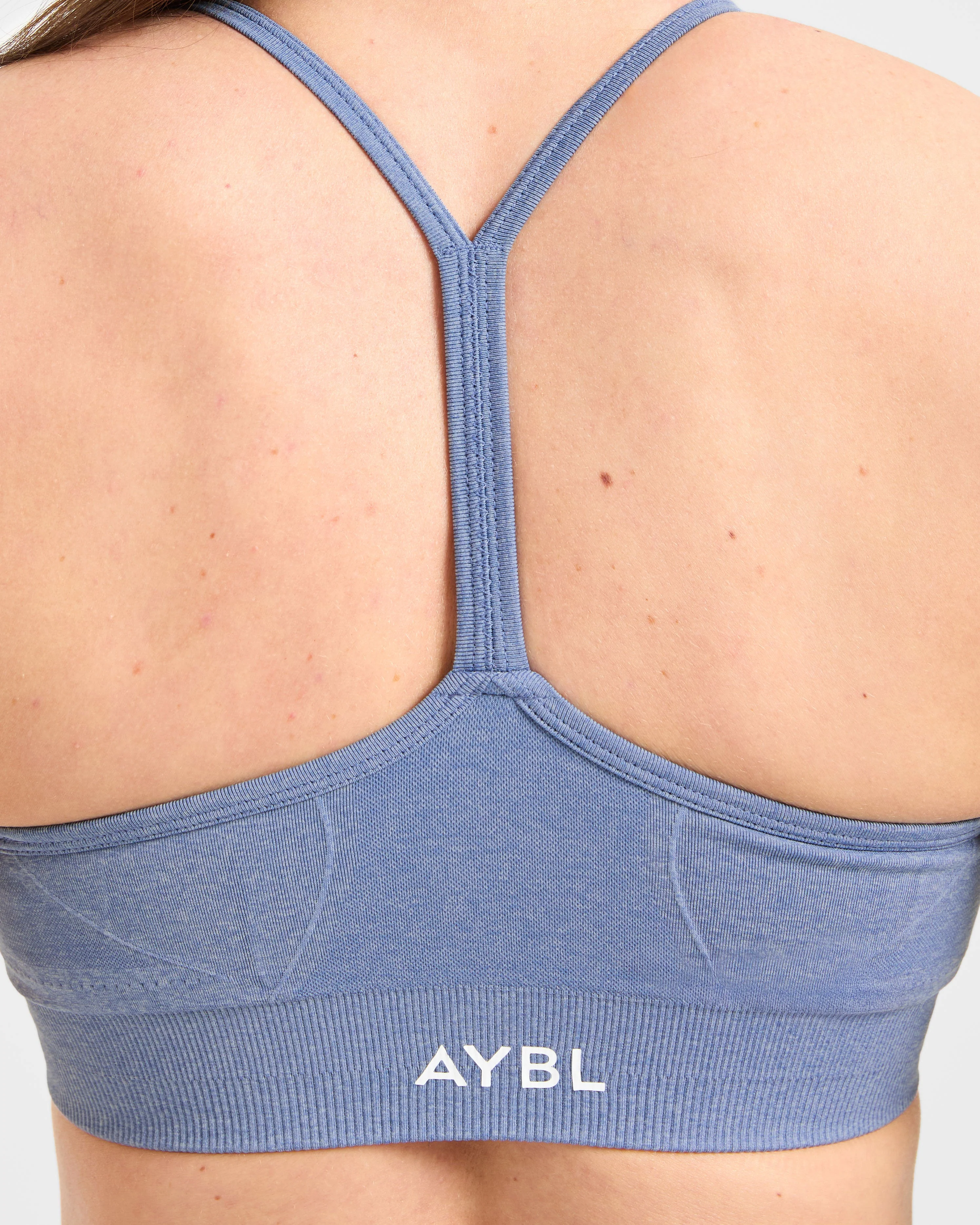 Empower Seamless Sports Bra - Blue Marl - Image 6