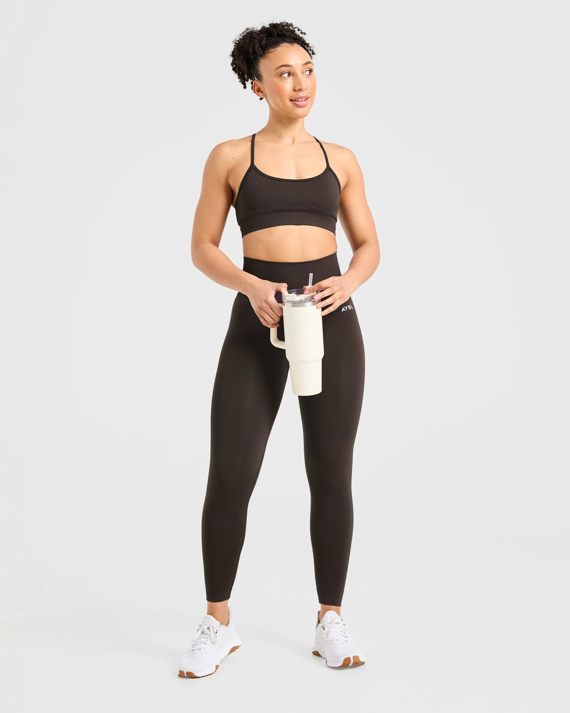 Empower Seamless Sports Bra - Cocoa Brown - Image 8