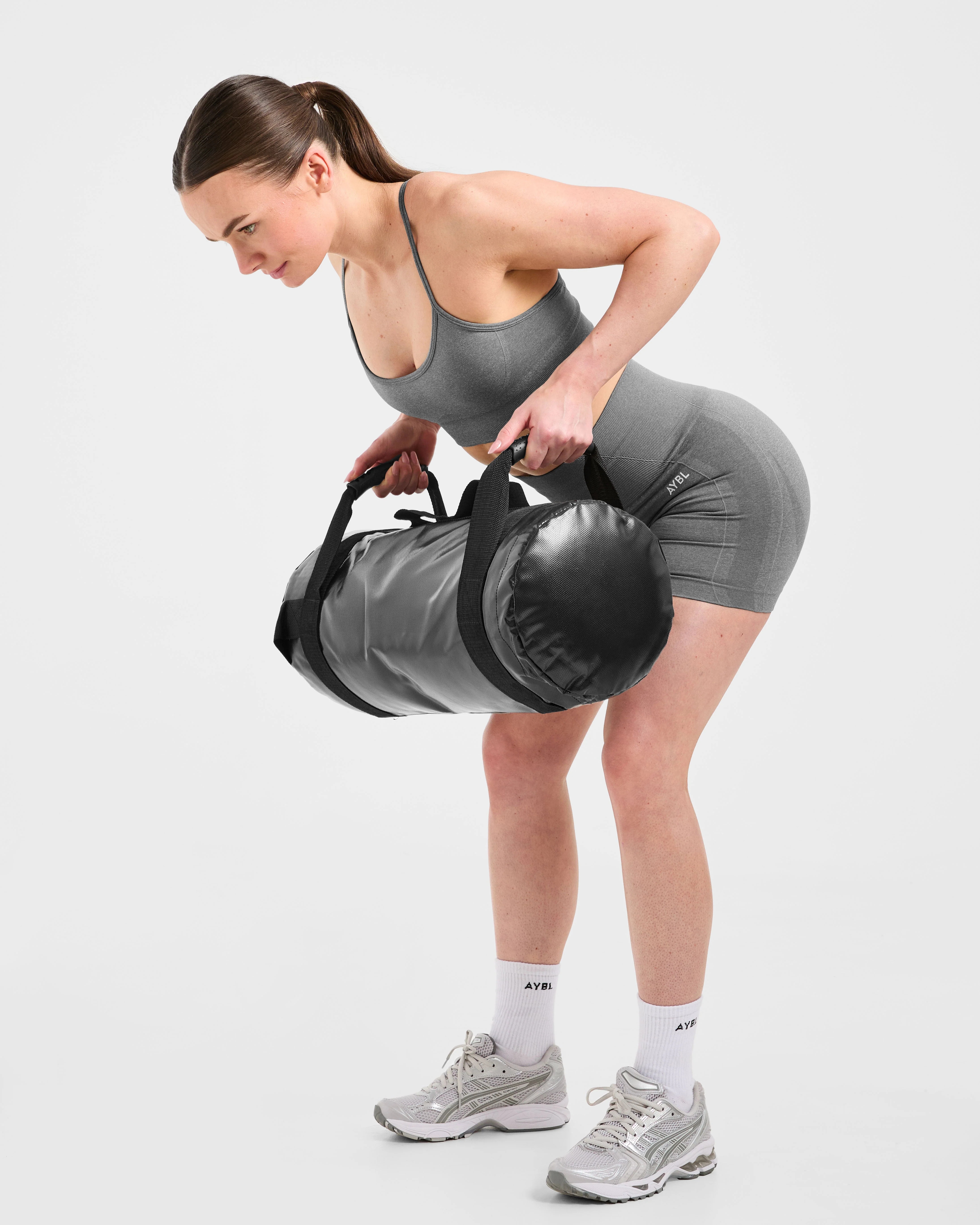 Empower Seamless Sports Bra - Grey Marl - Image 7