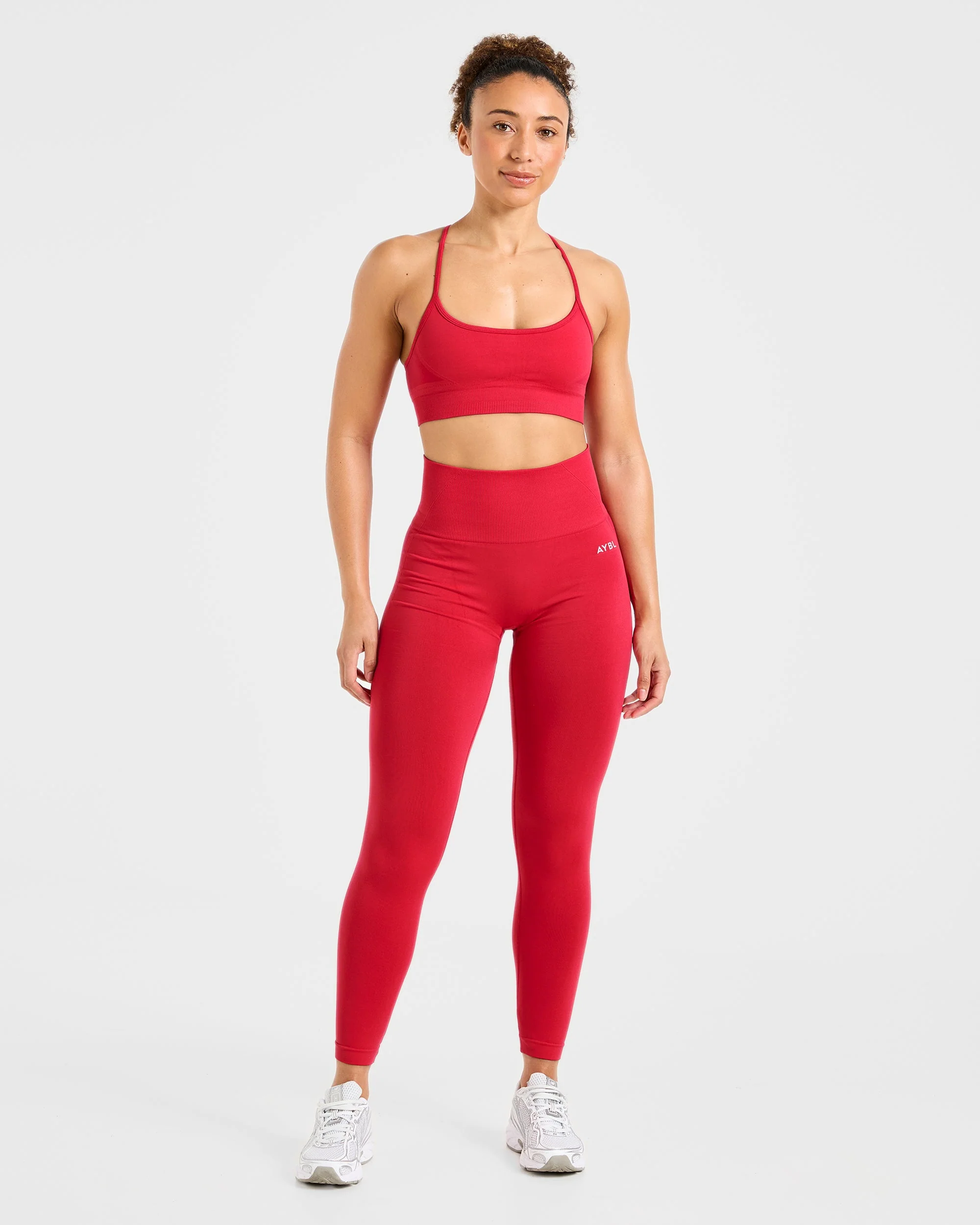 Empower Seamless Sports Bra - Red - Image 3