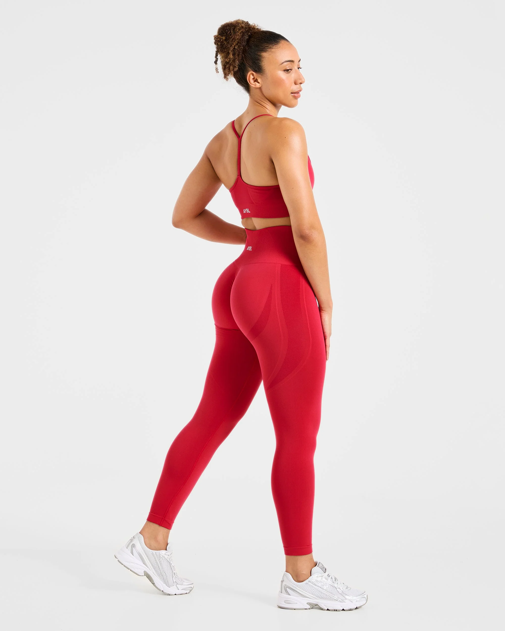 Empower Seamless Sports Bra - Red - Image 4