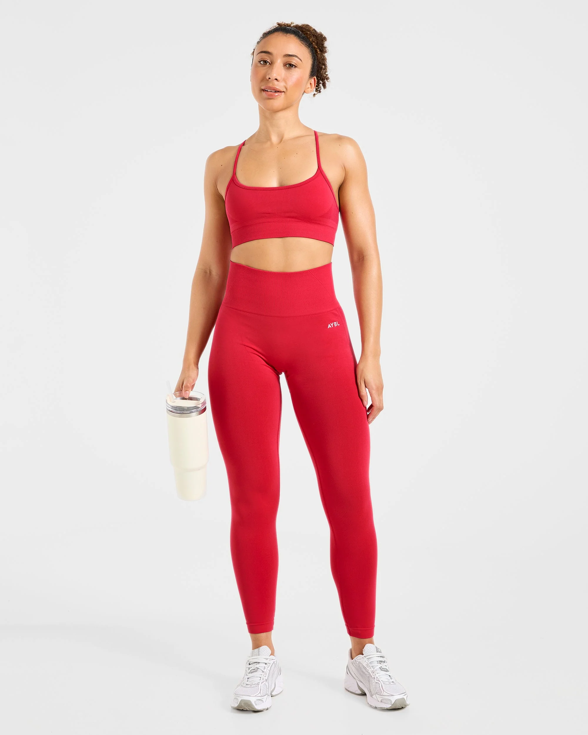 Empower Seamless Sports Bra - Red - Image 8