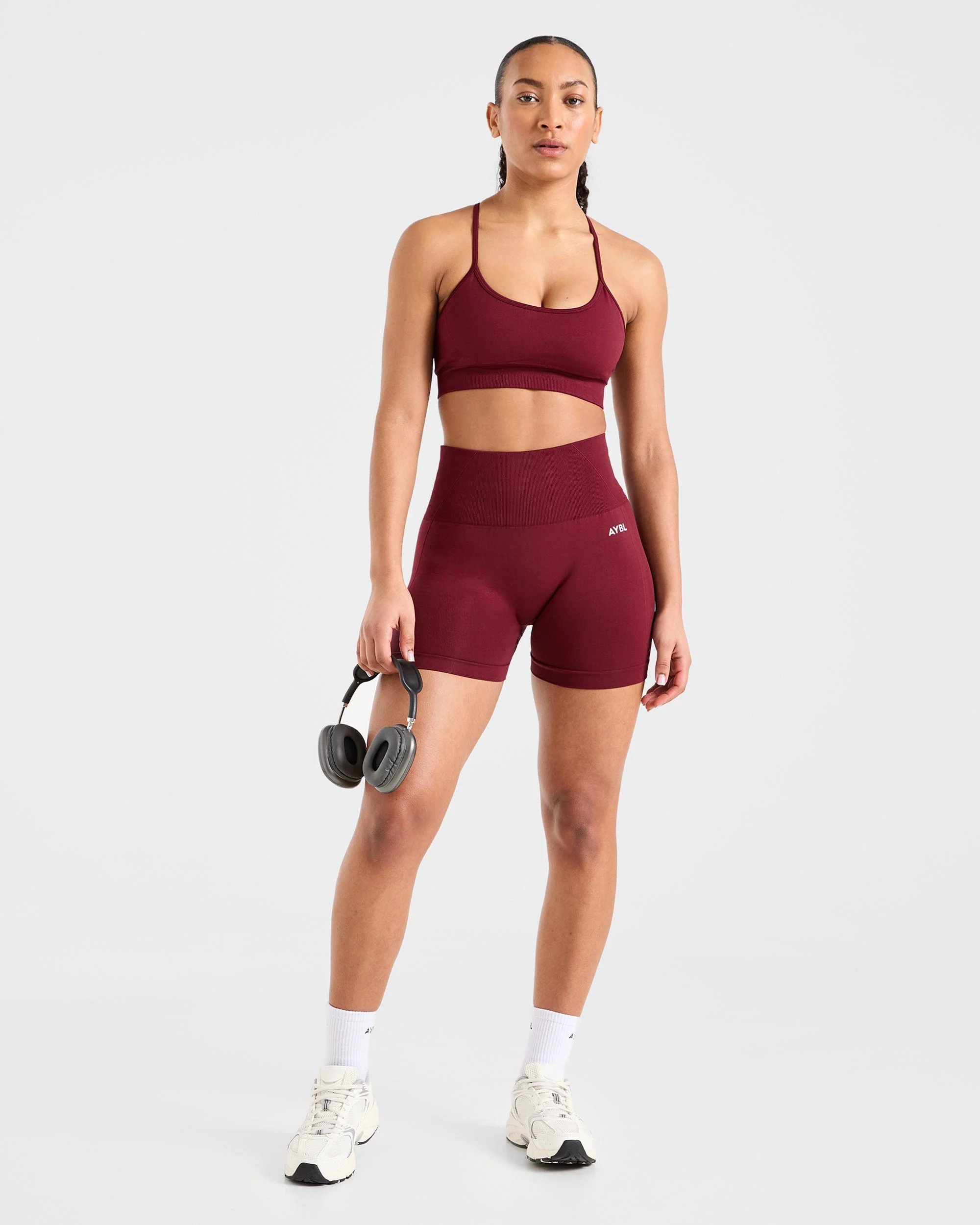 Empower Seamless Sports Bra - Red Wine - Image 8