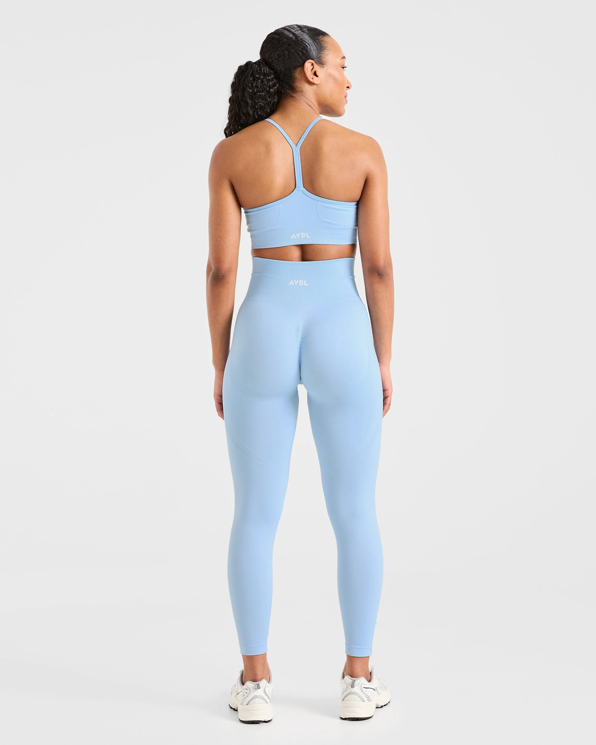 Empower Seamless Sports Bra - Sky Blue - Image 4