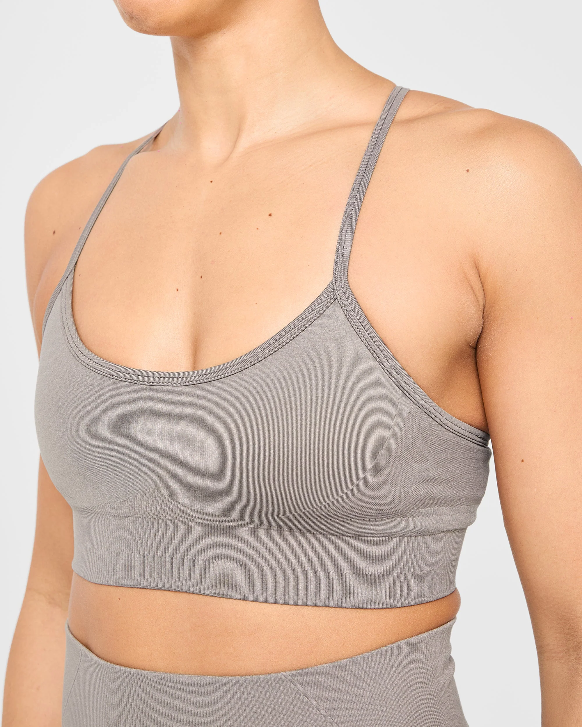Empower Seamless Sports Bra - Taupe - Image 5