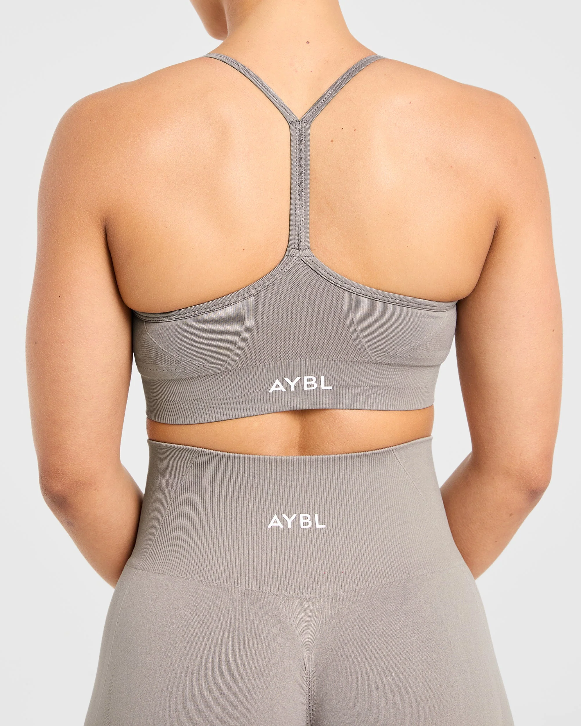 Empower Seamless Sports Bra - Taupe - Image 6