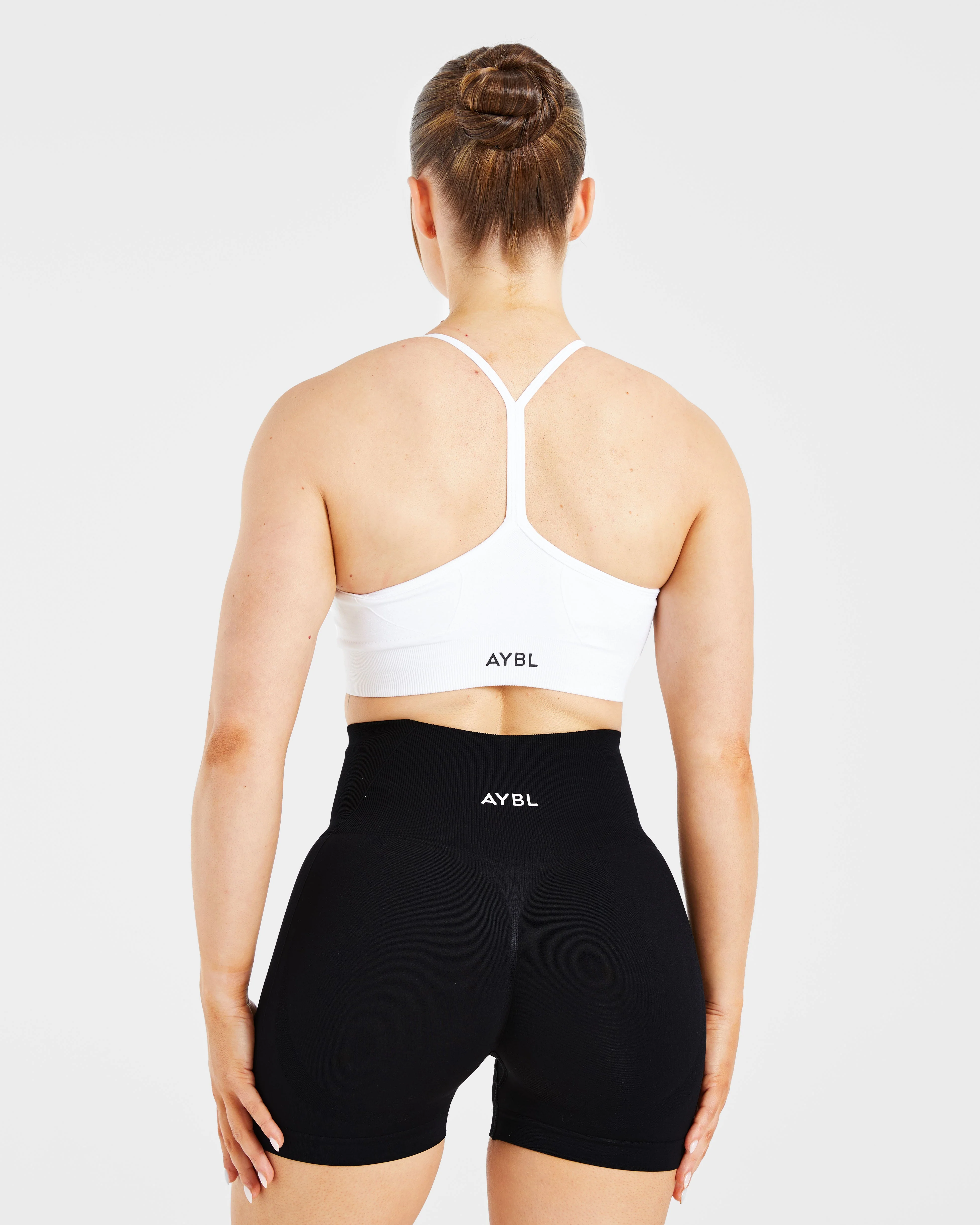 Empower Seamless Sports Bra - White - Image 2