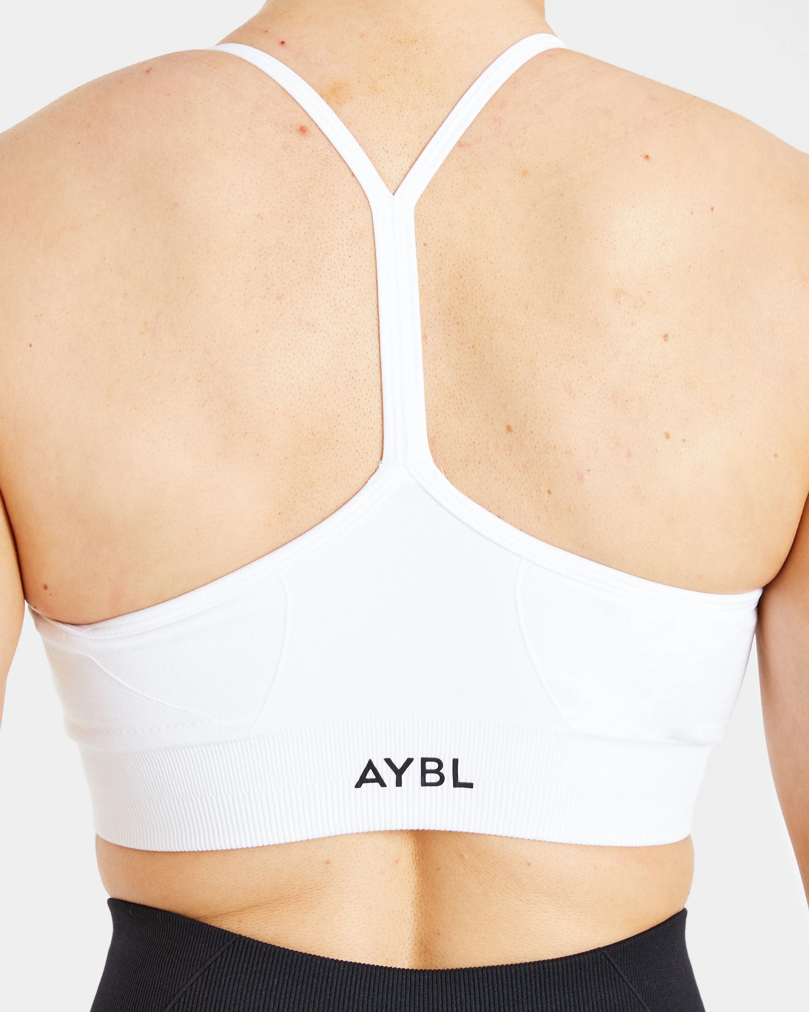 Empower Seamless Sports Bra - White - Image 6