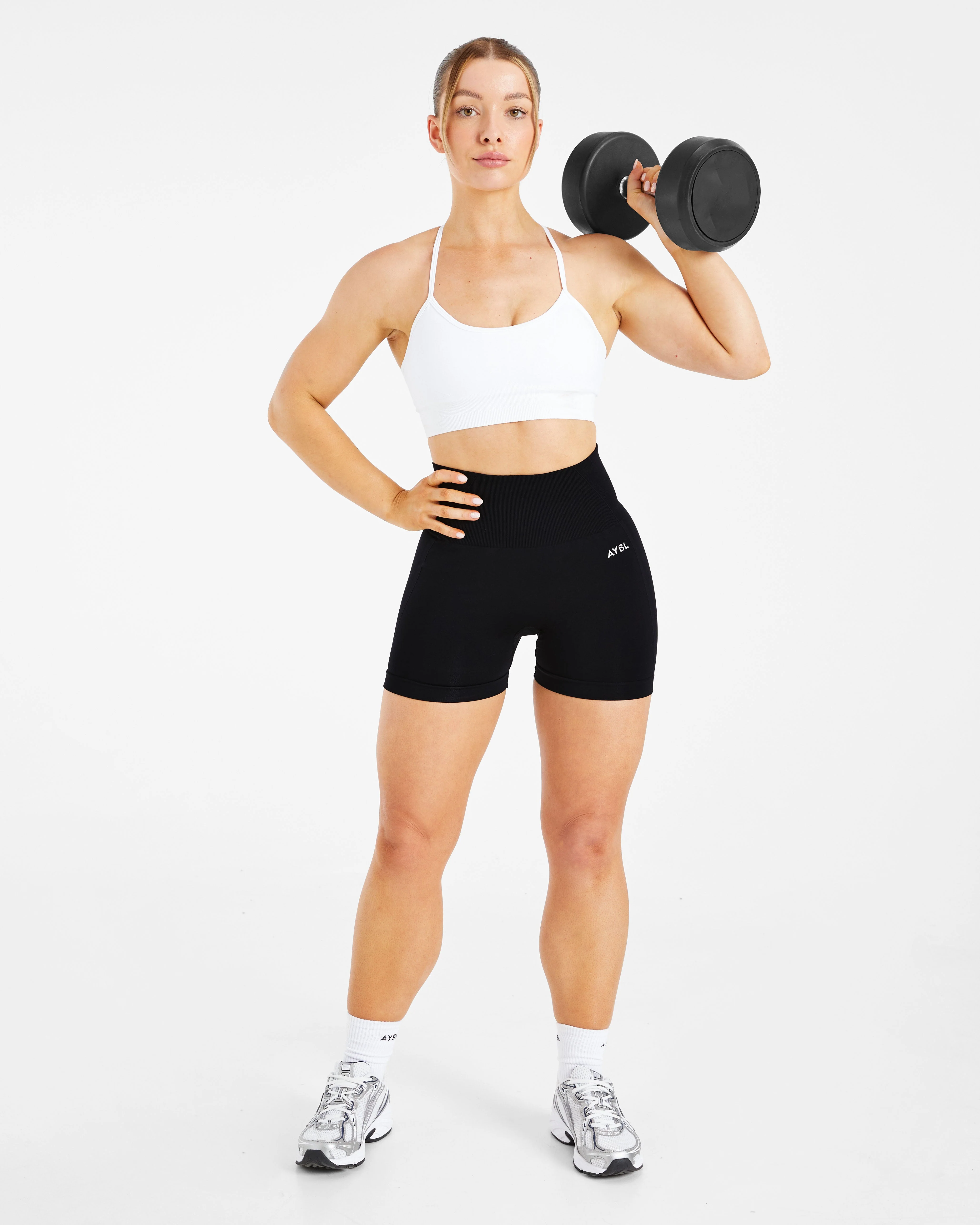 Empower Seamless Sports Bra - White - Image 7