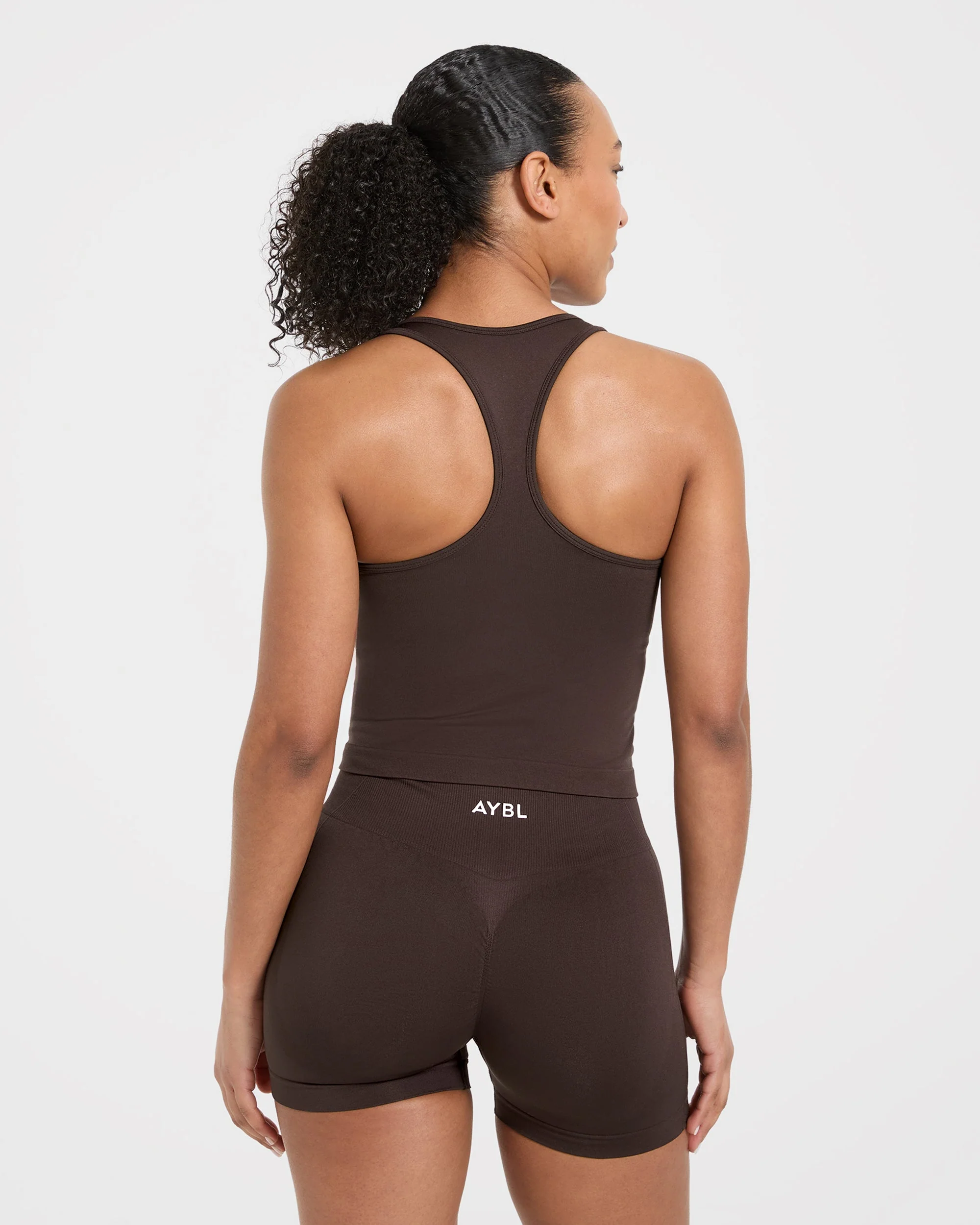 Empower Seamless Tank Top - Cocoa Brown - Image 2