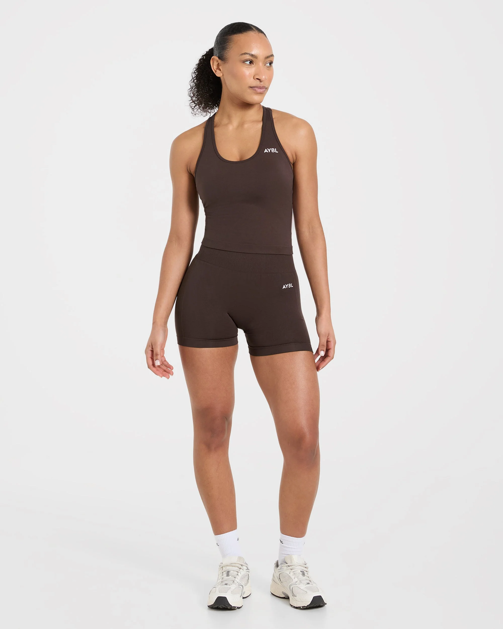 Empower Seamless Tank Top - Cocoa Brown - Image 3