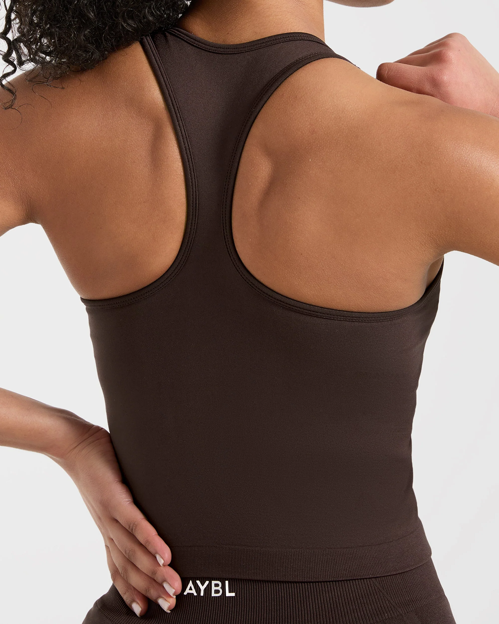 Empower Seamless Tank Top - Cocoa Brown - Image 6