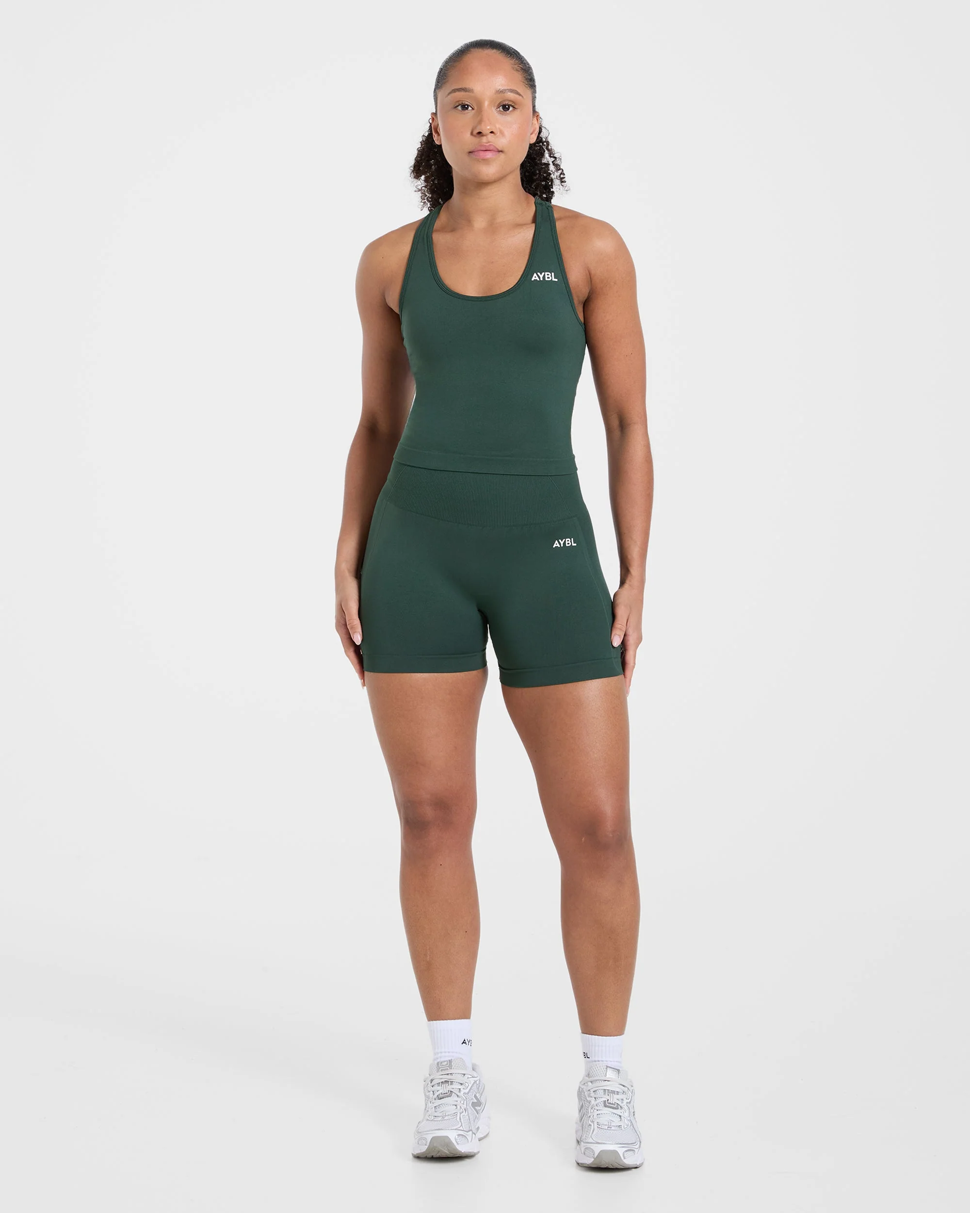 Empower Seamless Tank Top - Dark Green - Image 3