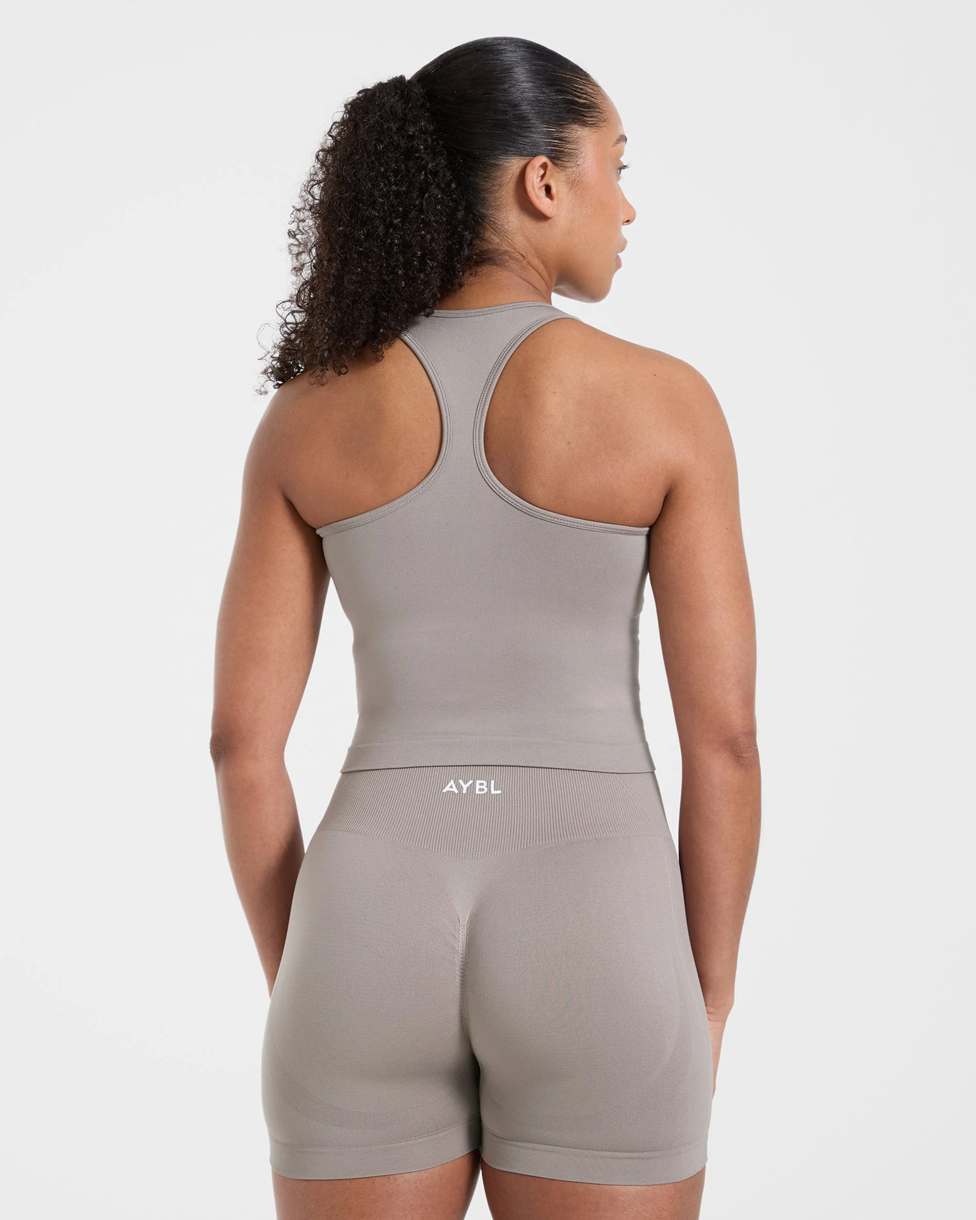 Empower Seamless Tank Top - Taupe - Image 2