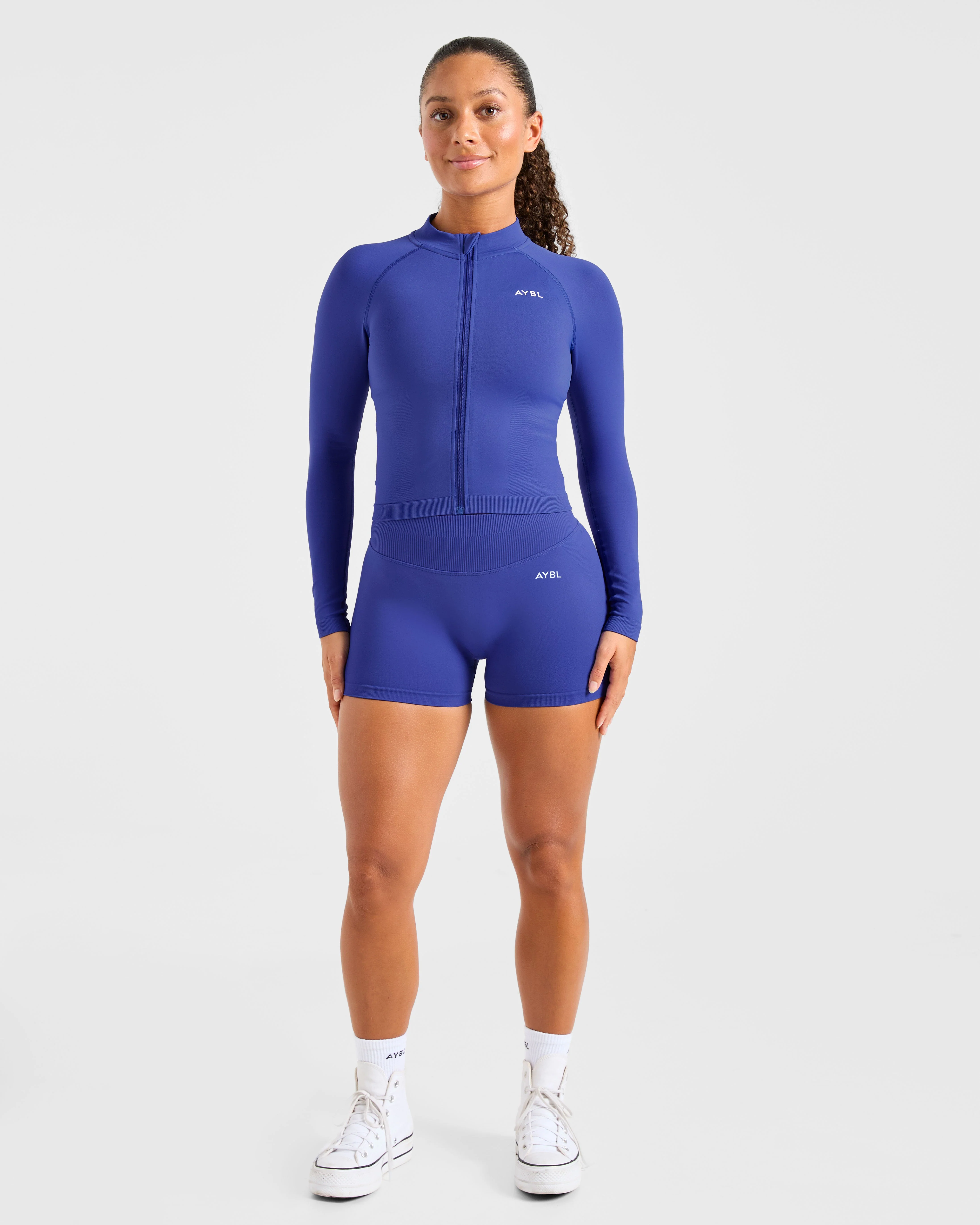 Enhance Seamless Jacket - Cobalt Blue - Image 3