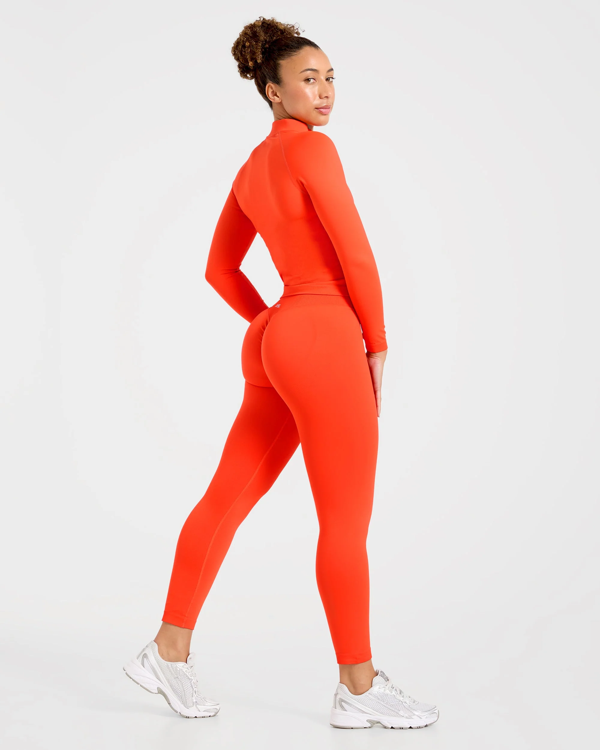 Enhance Seamless Jacket - Summer Orange - Image 4