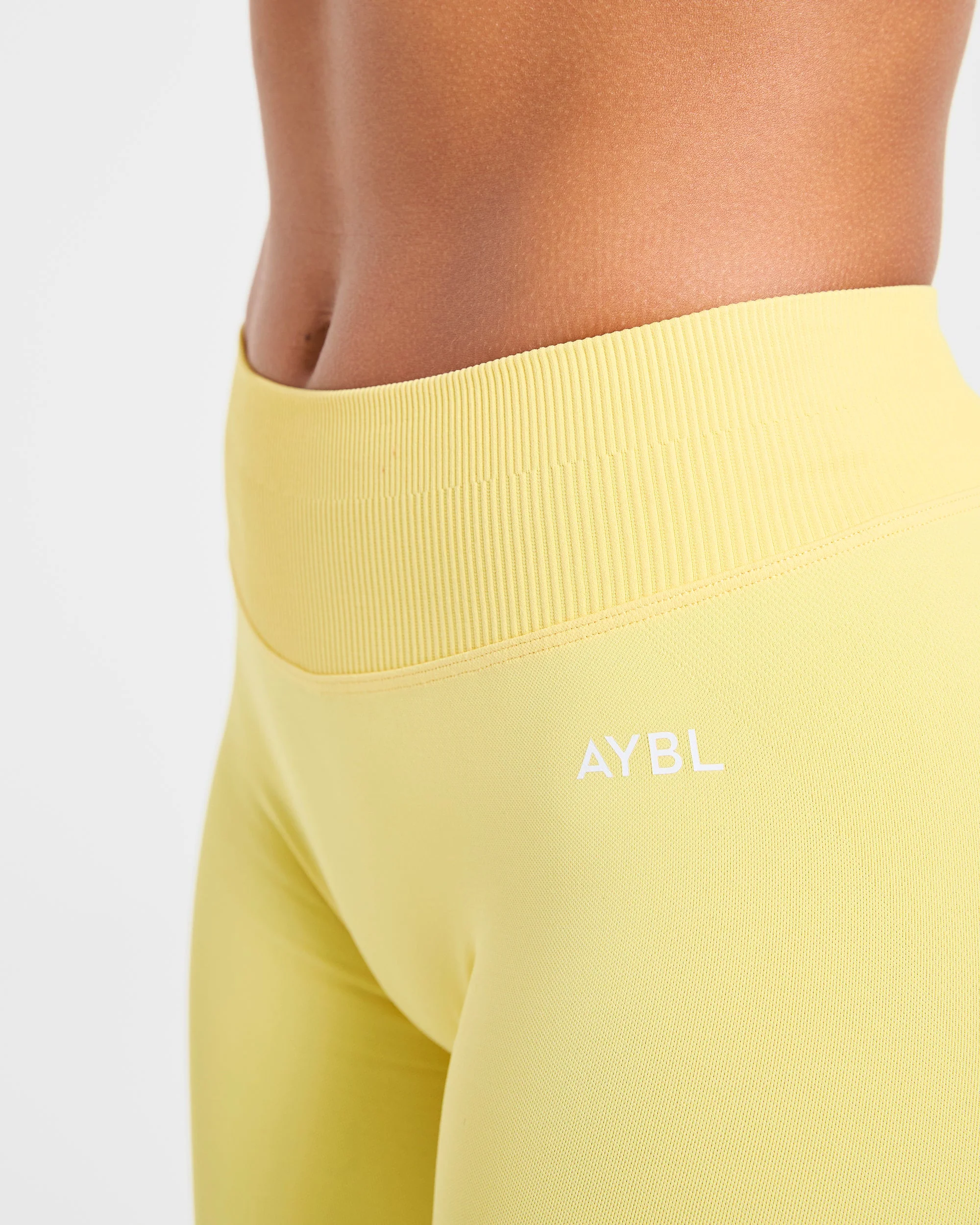Enhance Seamless Leggings - Bright Yellow - Image 5