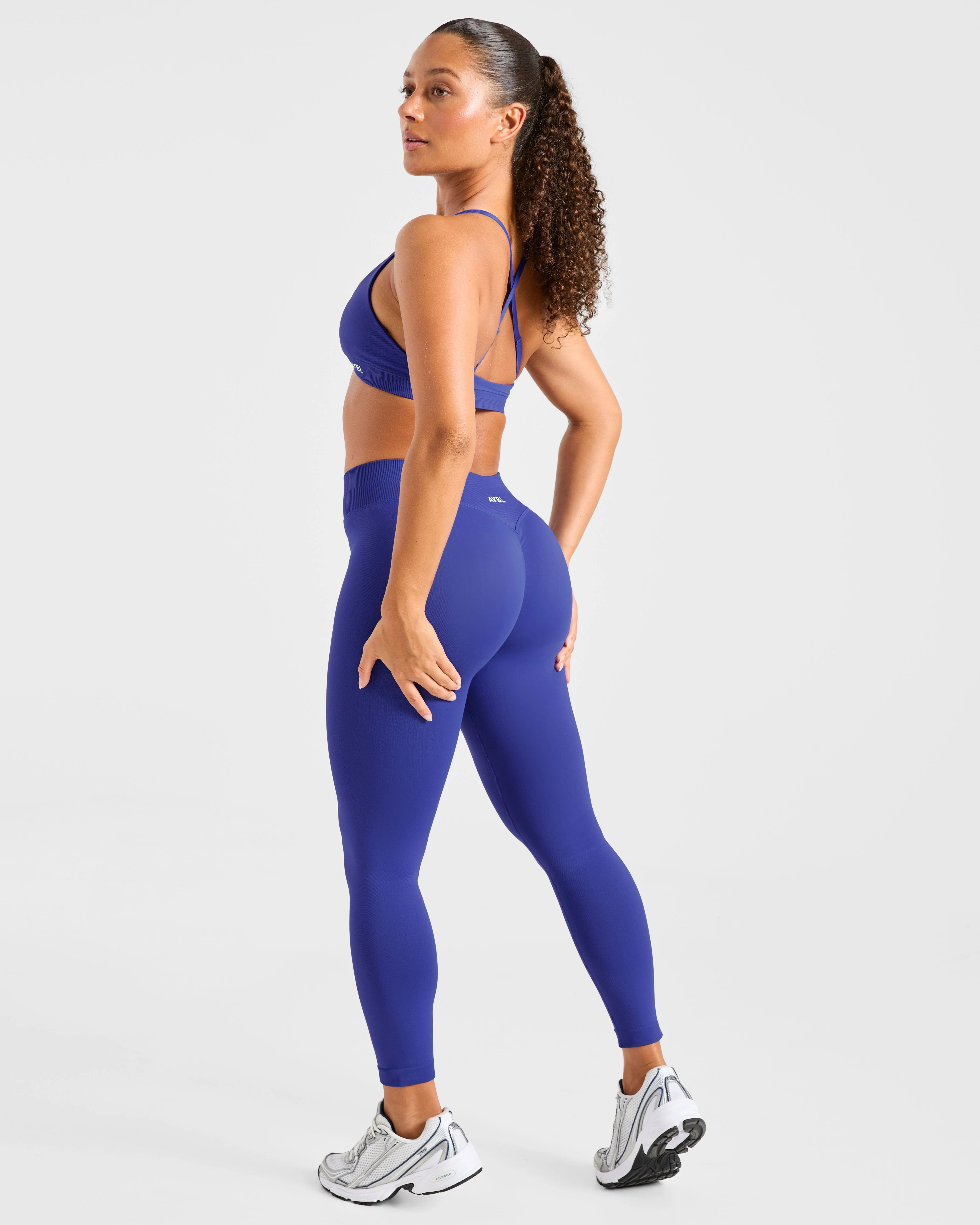 Enhance Seamless Leggings - Cobalt Blue - Image 7