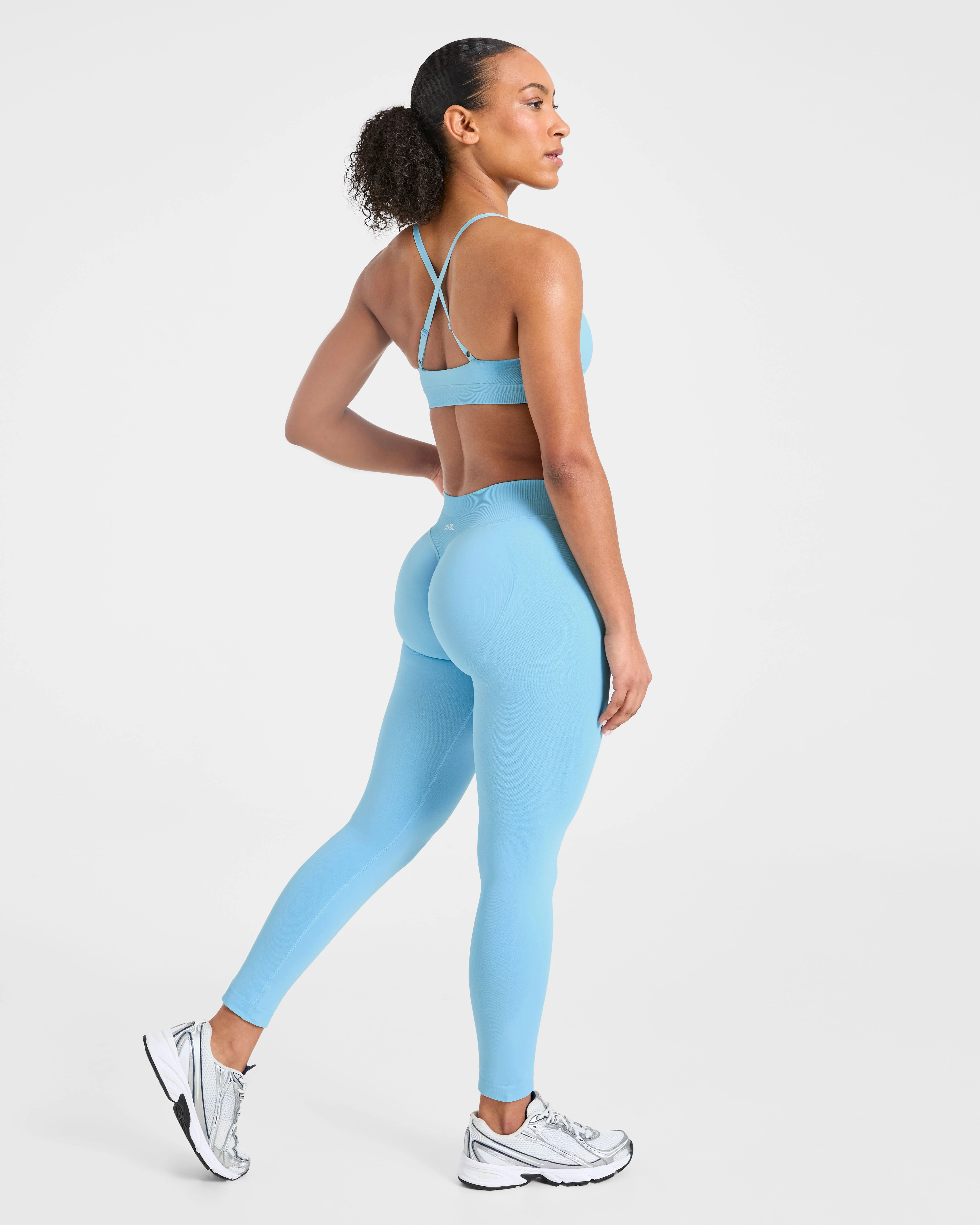 Enhance Seamless Leggings - Powder Blue - Image 3