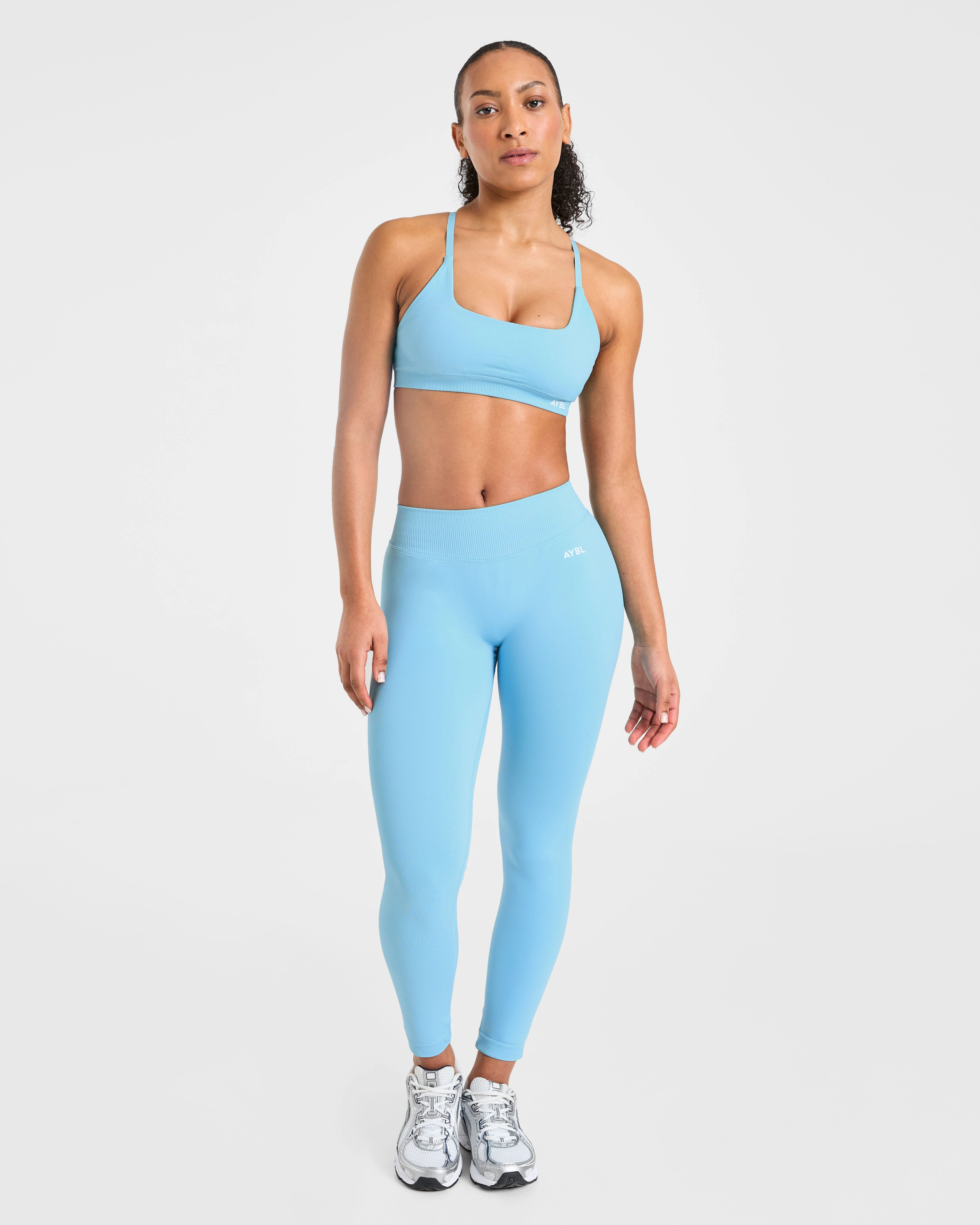Enhance Seamless Leggings - Powder Blue - Image 4