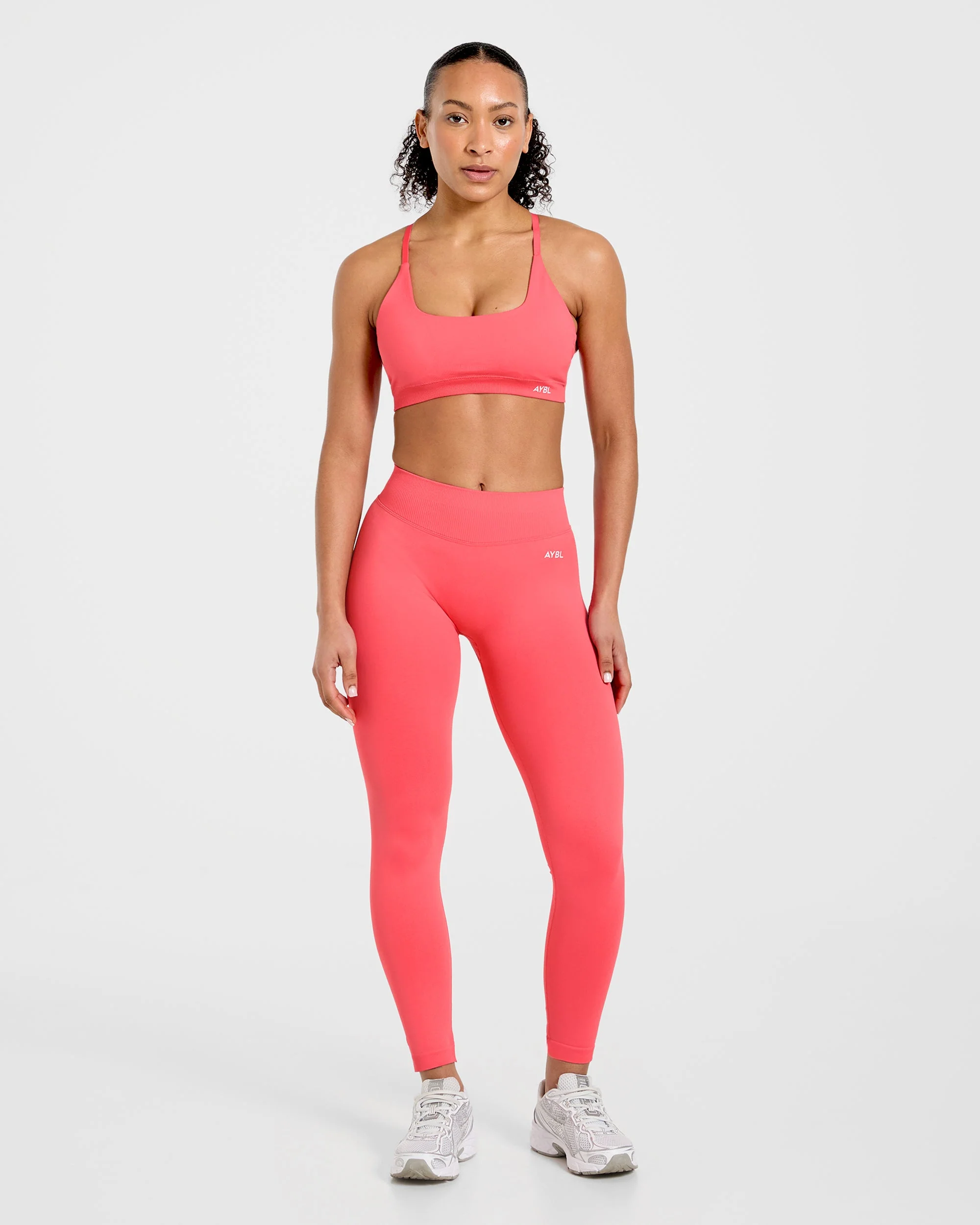 Enhance Seamless Leggings - Summer Coral - Image 4