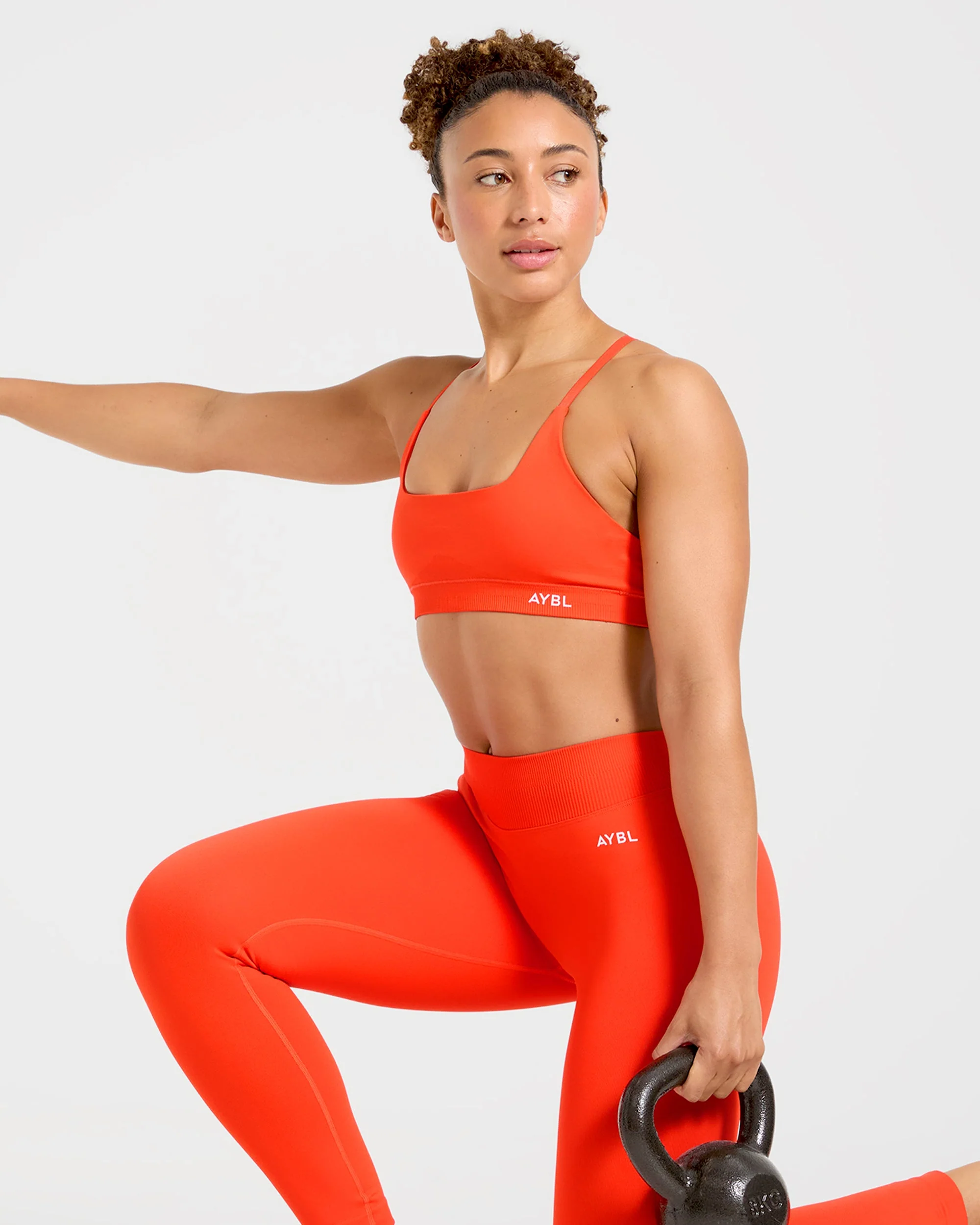Enhance Seamless Leggings - Summer Orange - Image 8