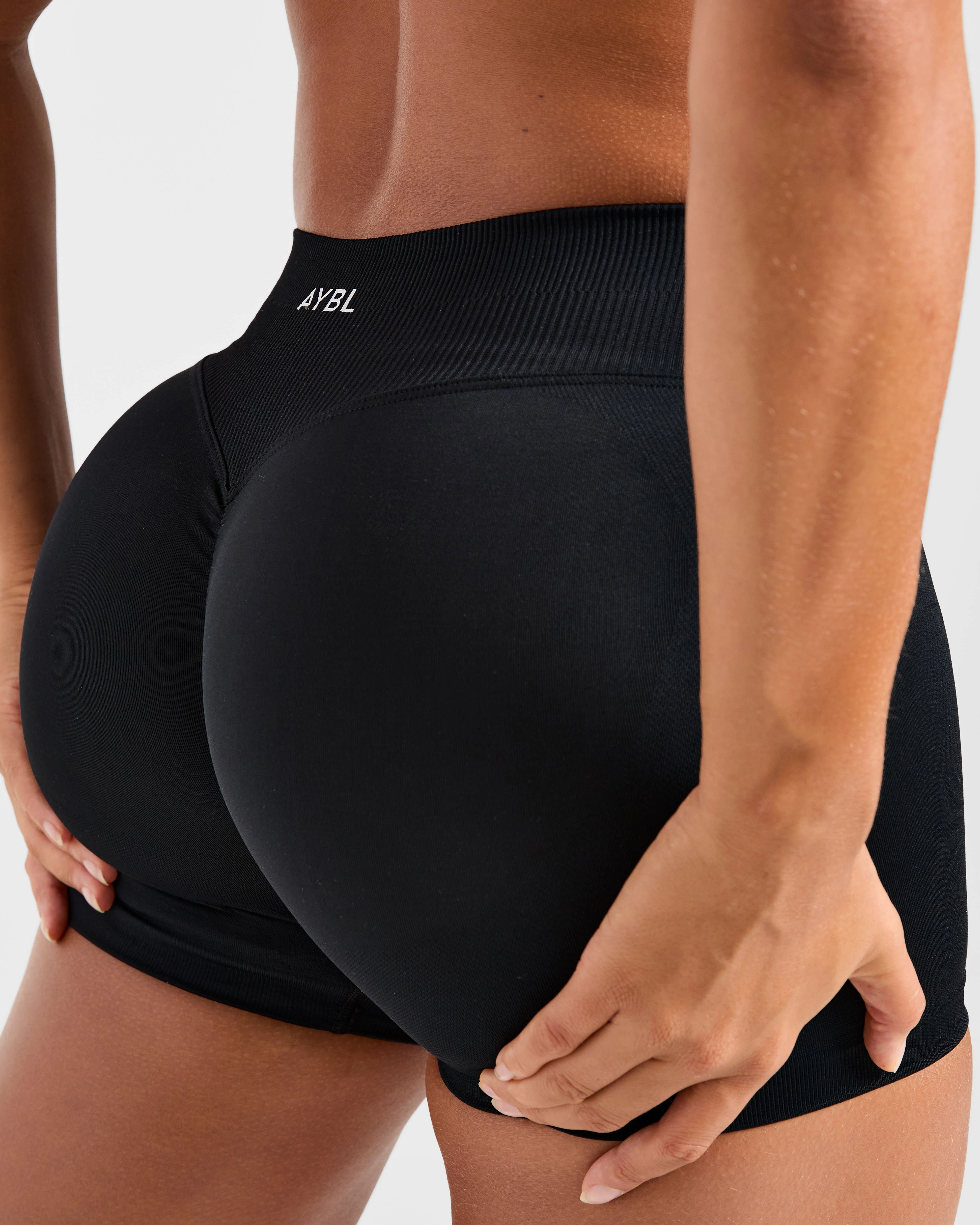 Enhance Seamless Shorts | 3.5" - Black - Image 6