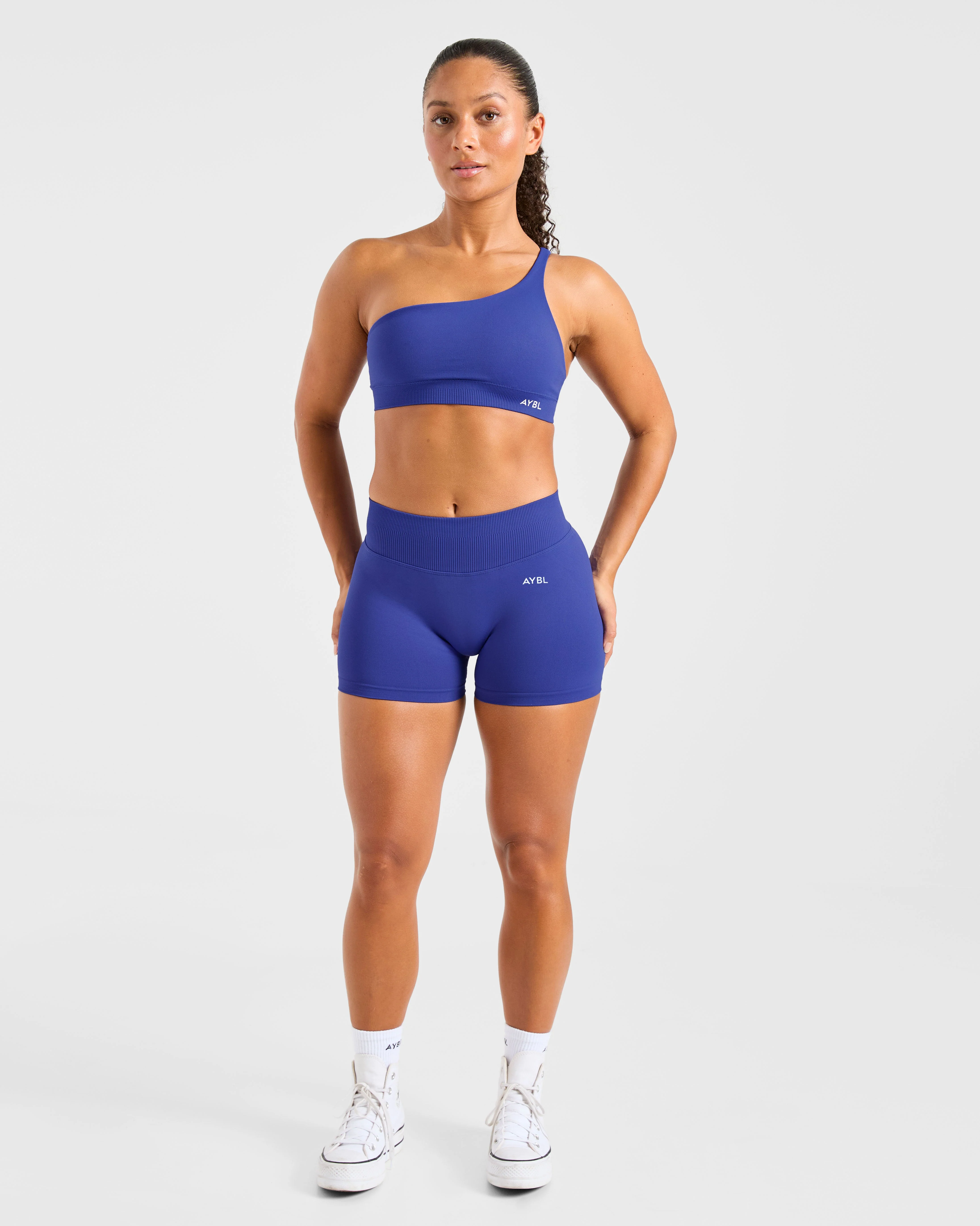 Enhance Seamless Shorts | 3.5" - Cobalt Blue - Image 3
