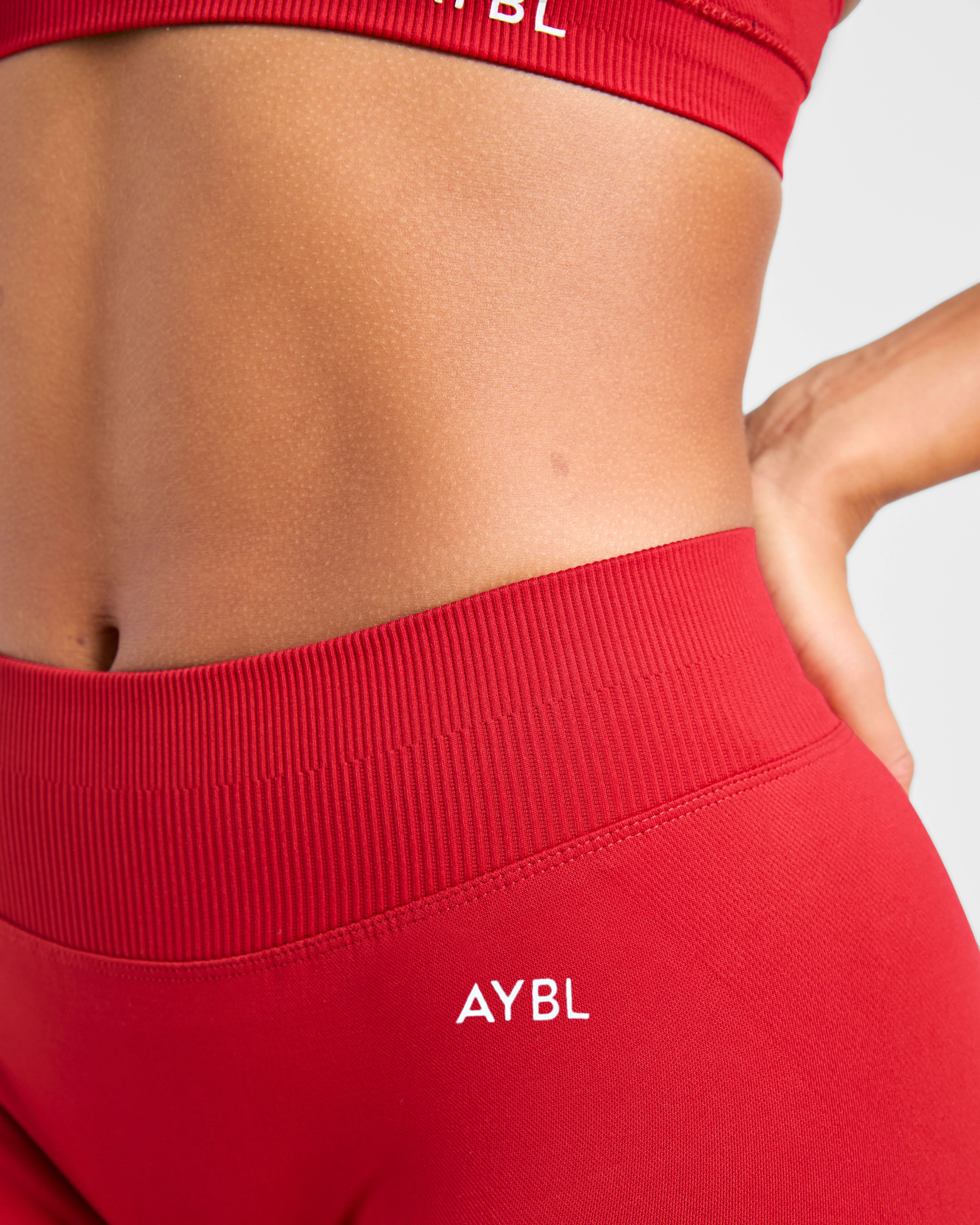 Enhance Seamless Shorts | 3.5" - Red - Image 5