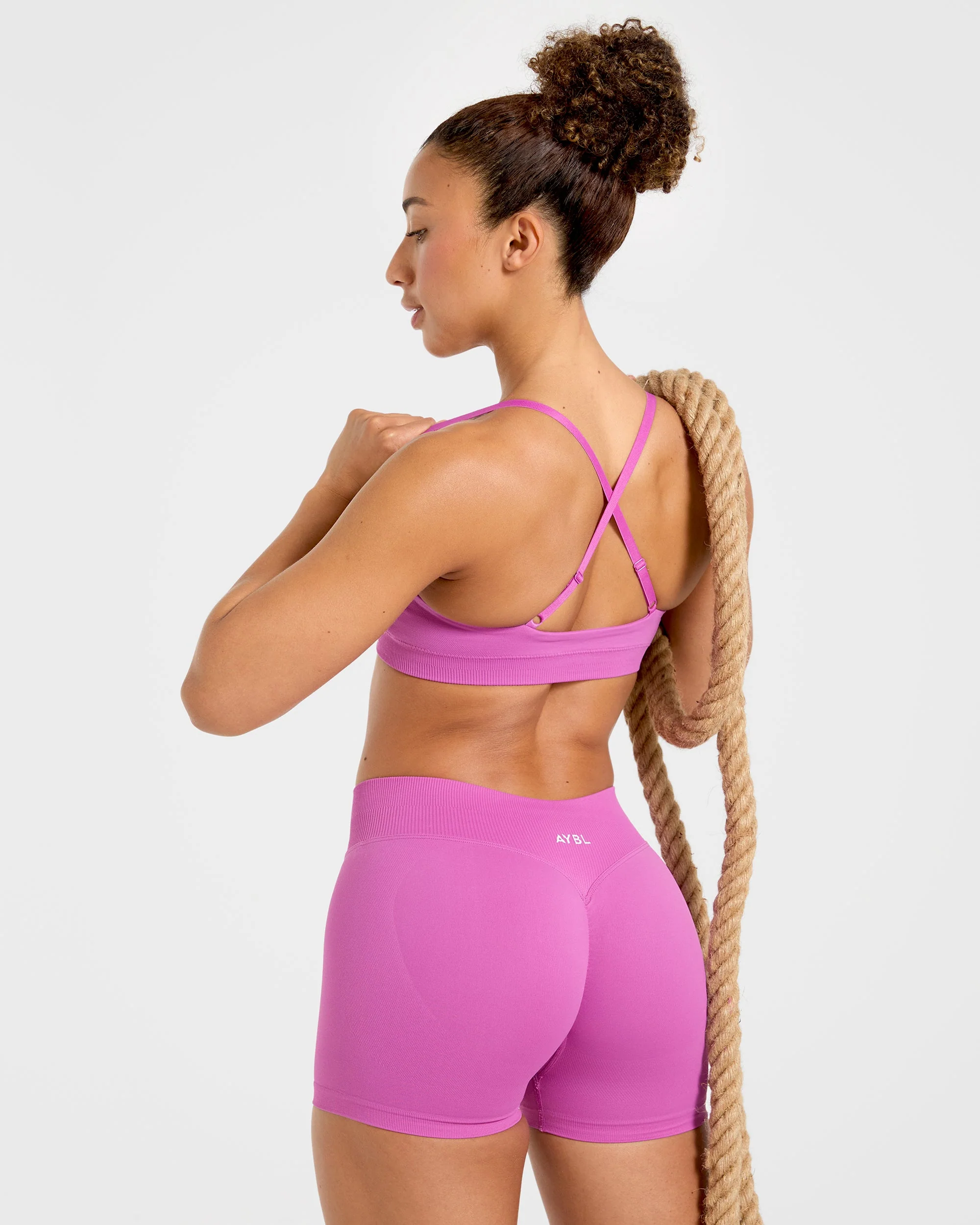 Enhance Seamless Shorts | 3.5" - Summer Violet - Image 8