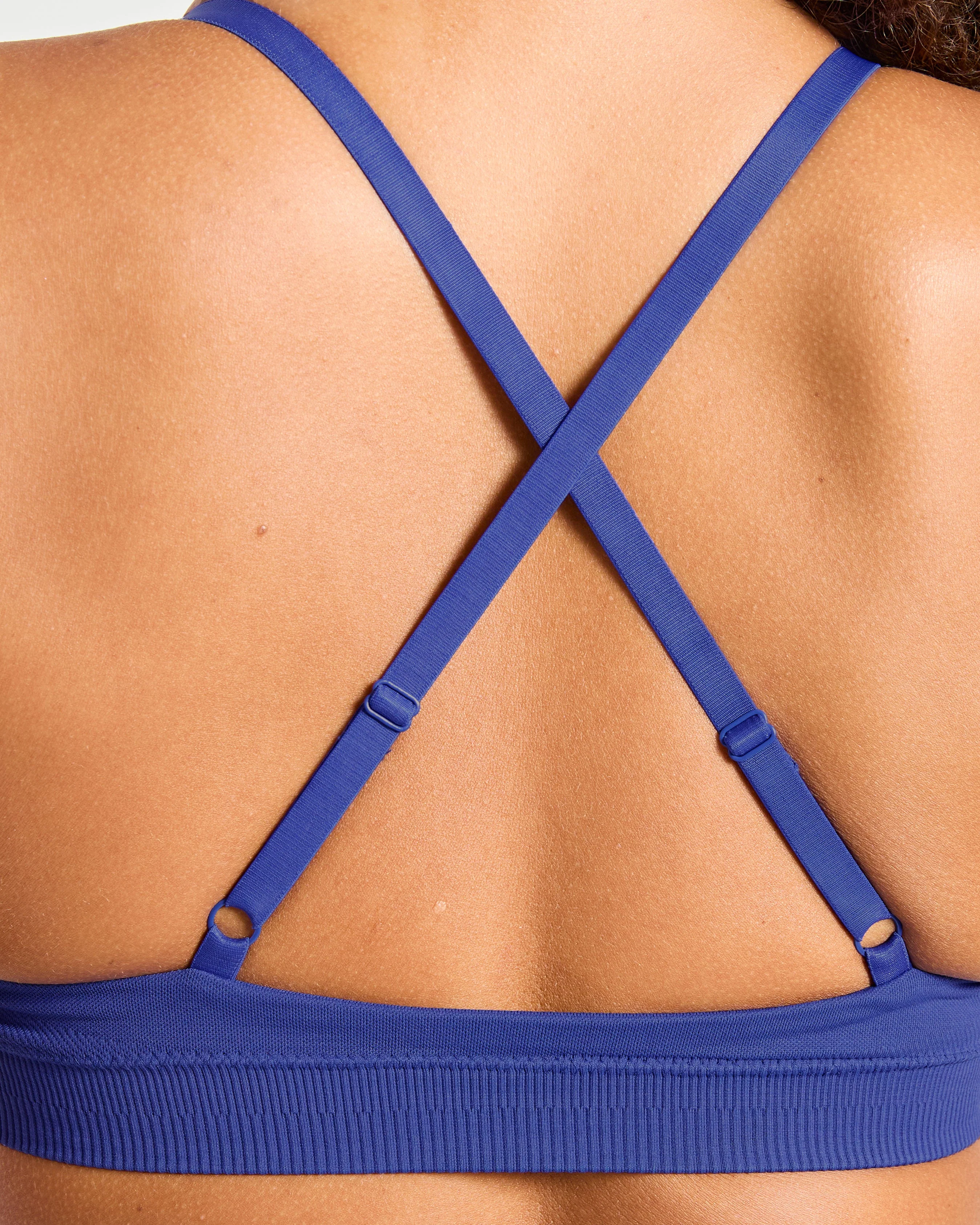 Enhance Seamless Sports Bra - Cobalt Blue - Image 6