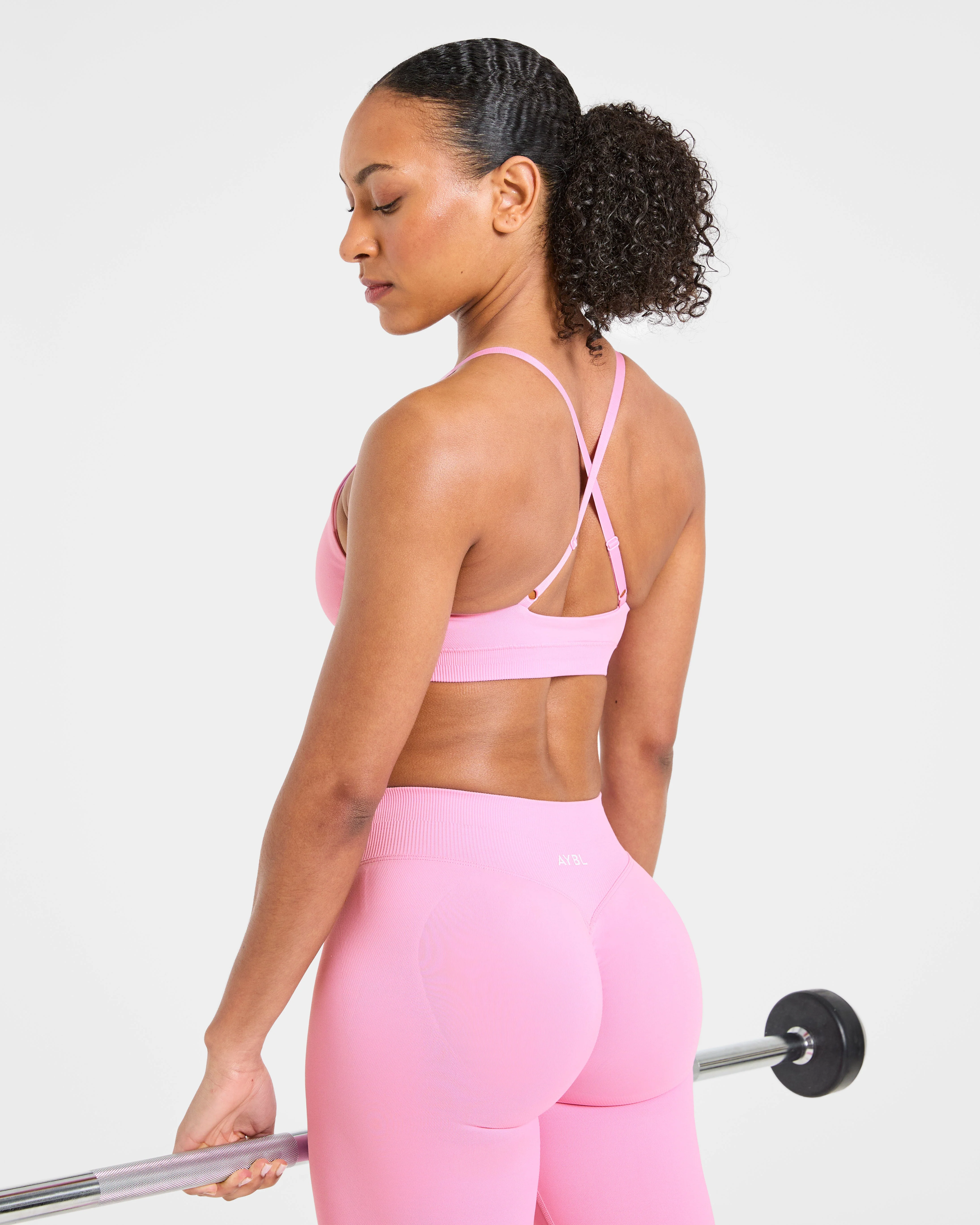 Enhance Seamless Sports Bra - Sugar Pink - Image 8